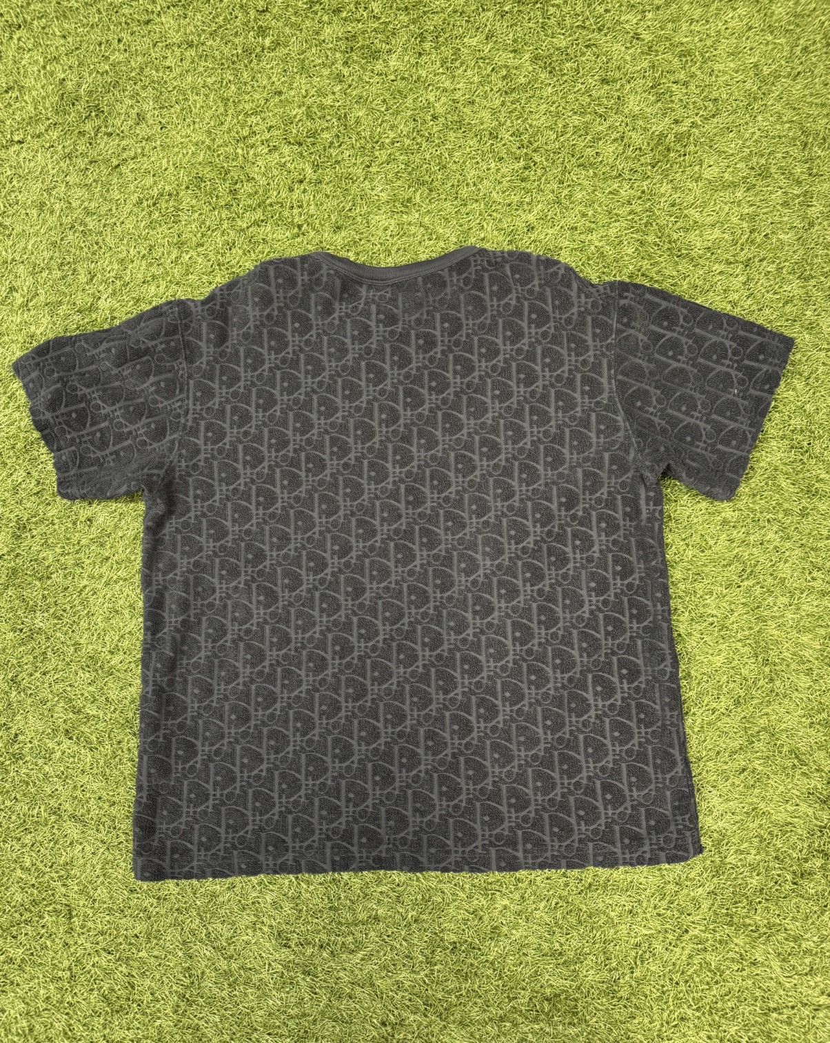 Dior Christian Dior Oblique Terry Cloth T-Shirt Size US M / EU 48-50 / 2 - 2 Thumbnail