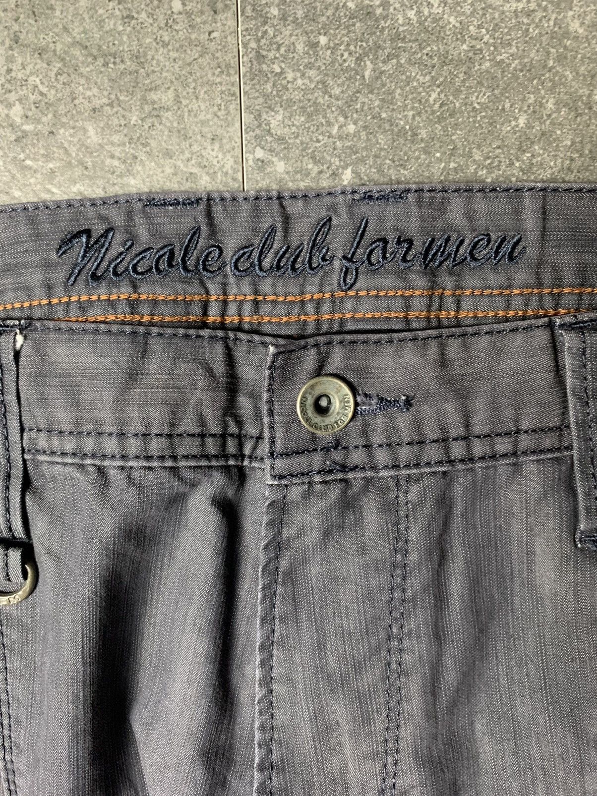 Japanese Brand 2000s Nicole Club For Men Bootcut Cargo Pants Size US 30 / EU 46 - 7 Thumbnail