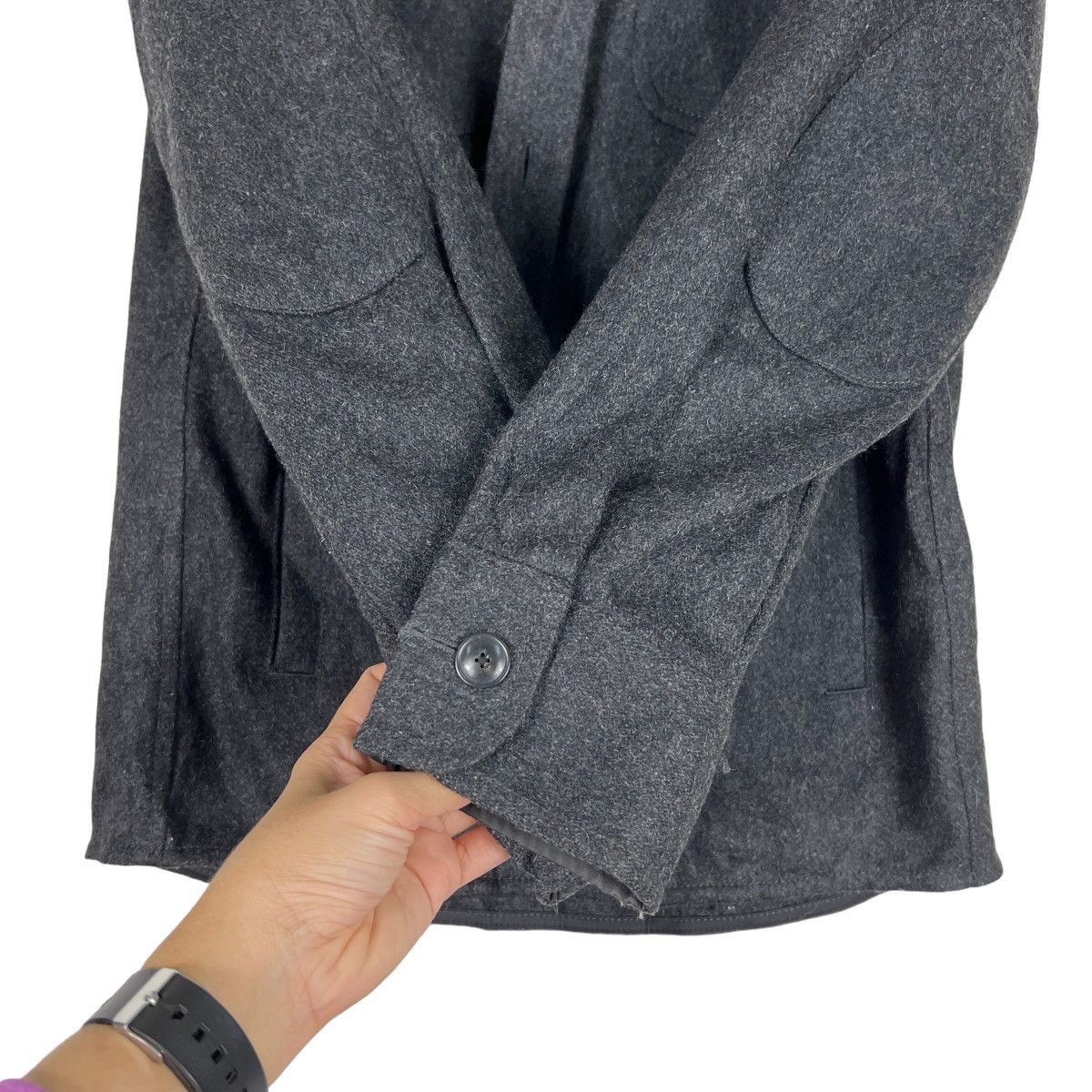 United Arrows 🔥 BALLI S GREEN LABEL RELAXING WOOL CPO JACKET Size US L / EU 52-54 / 3 - 13 Thumbnail