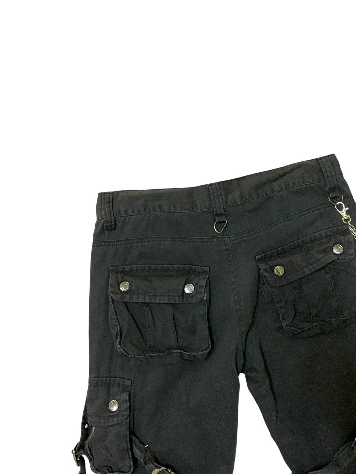 LOWBOX Rare LowBox Bondage Multipocket Punk Revolution Pants Size US 29 - 12 Thumbnail