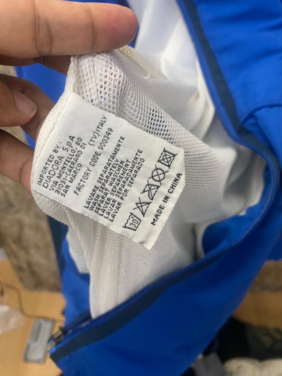 Diadora Vintage Diadora Italia Azzurri Light Jacket Size US XL / EU 56 / 4 - 10 Thumbnail