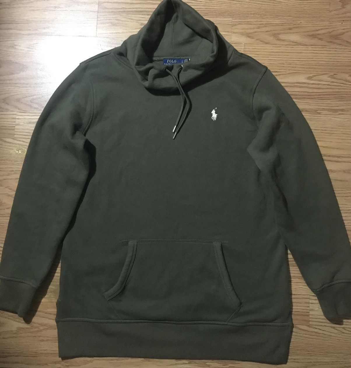 Polo Ralph Lauren Polo Ralph Lauren Olive Green Drawstring Pullover Mens S Size US S / EU 44-46 / 1 - 10 Thumbnail
