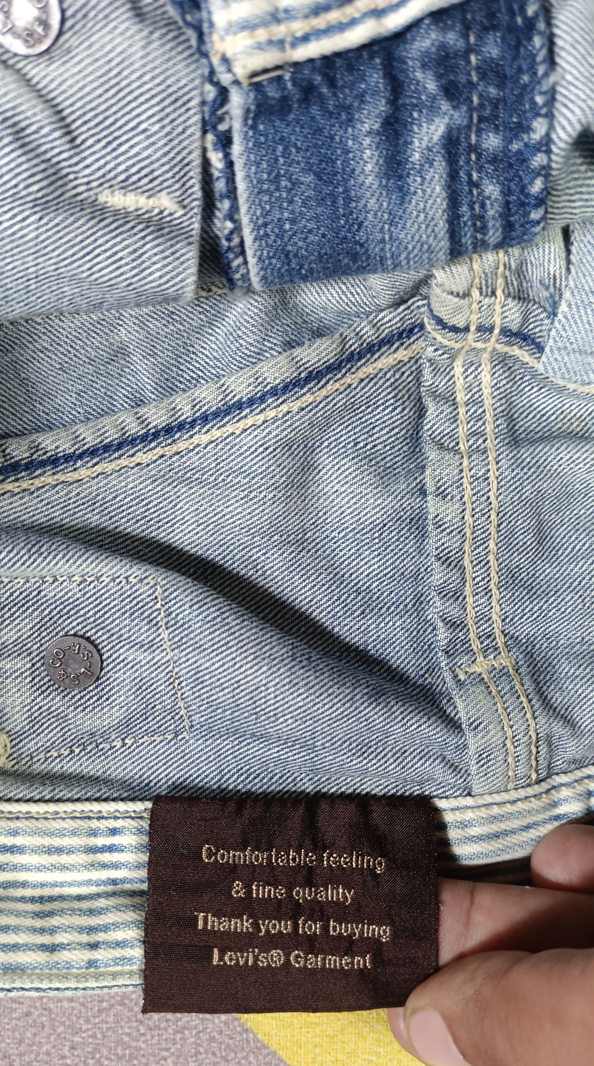 Levi's 🔥🔥Vintage 90s Levis Classic Double Knee Distressed Denim Size US 30 / EU 46 - 7 Thumbnail