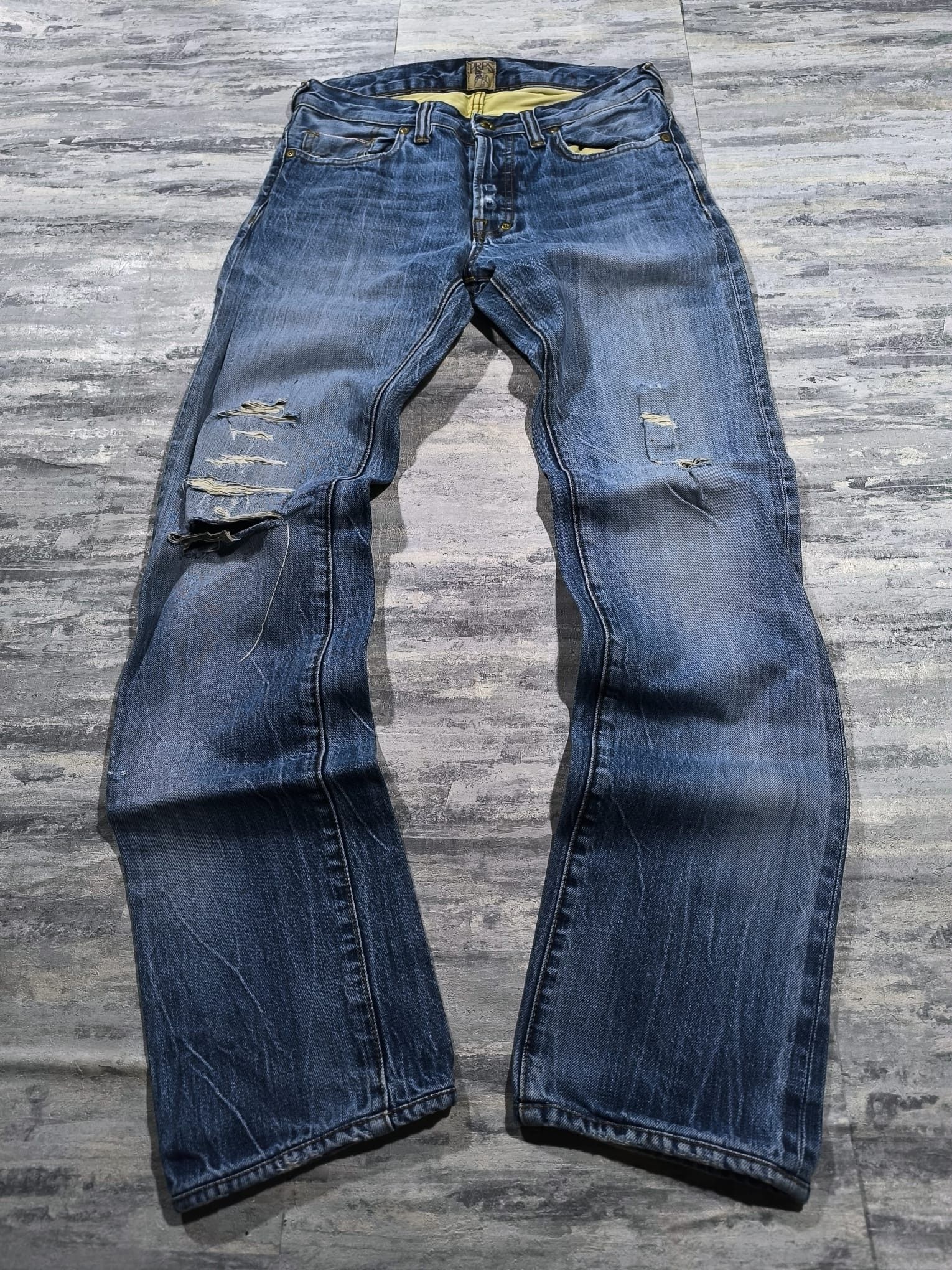 Hysteric Glamour vintage trashed distressed prps selvedge denim jeans Size US 30 / EU 46 - 10 Thumbnail