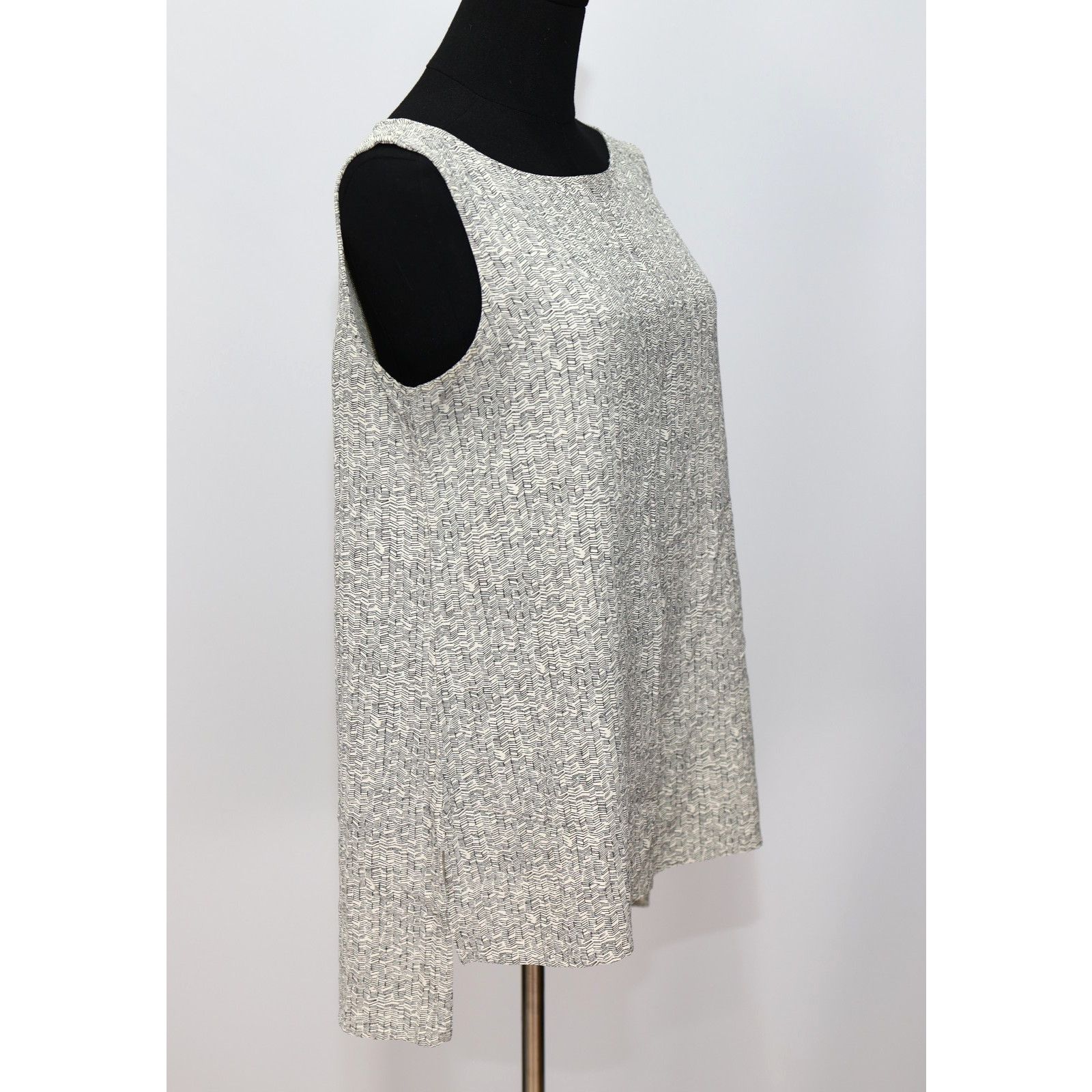 Eileen Fisher EILEEN FISHER Tencel Blend High Low Tunic Tank Top Size S Size S / US 4 / IT 40 - 3 Thumbnail