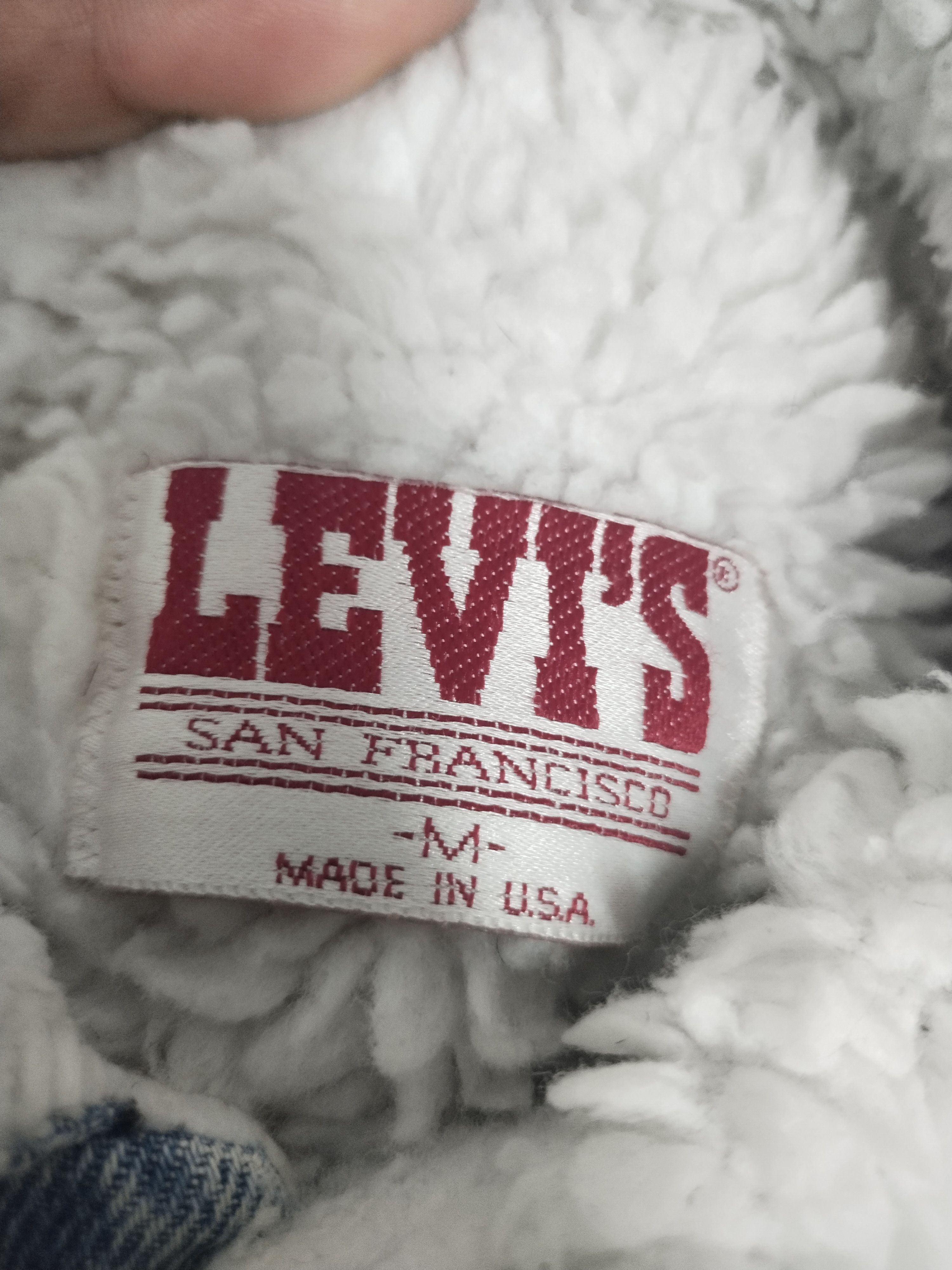 Levi's Vintage Clothing Vintage Levi's Sherpa Lined Denim Trucker Jacket Size US M / EU 48-50 / 2 - 17 Thumbnail