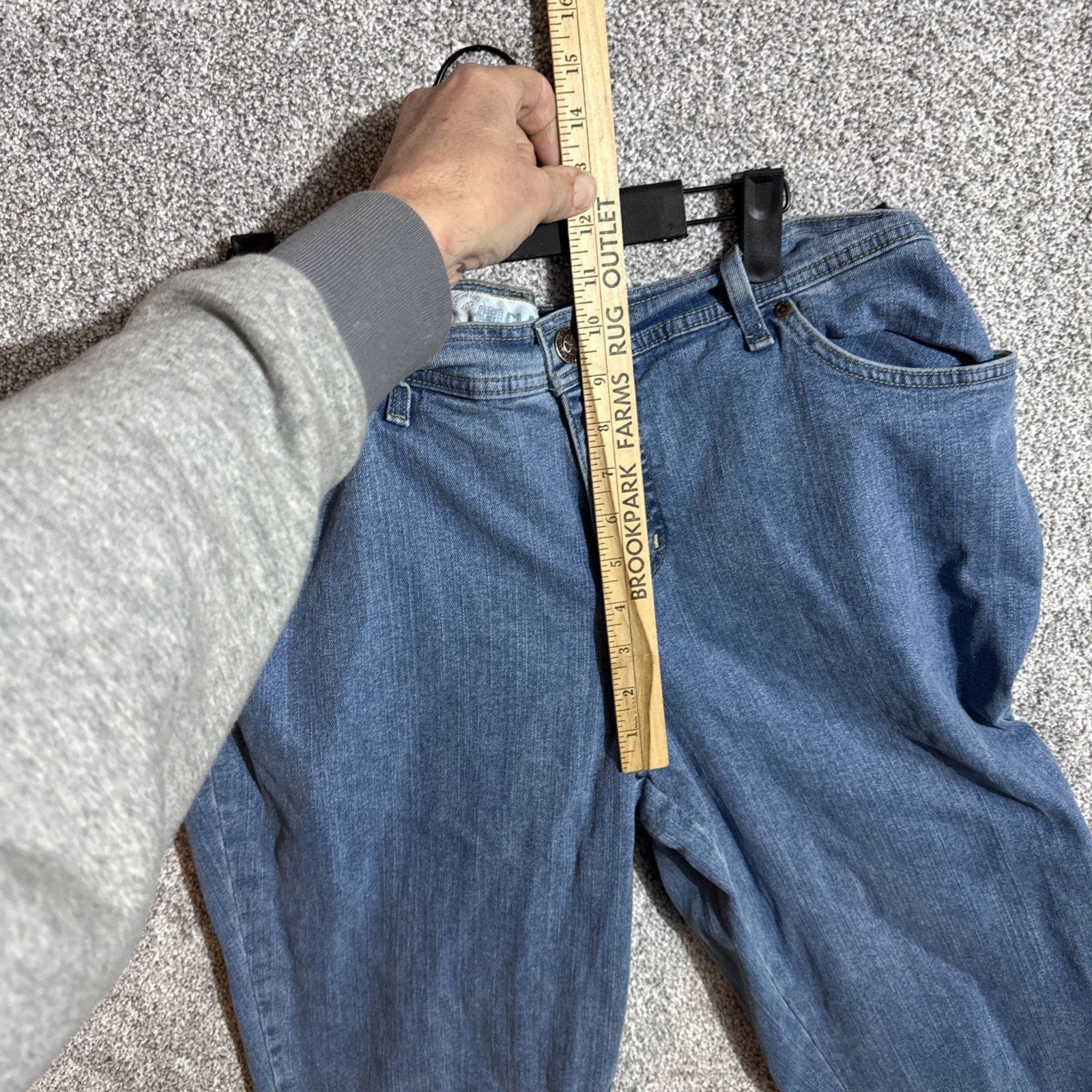 Faded Glory Lot of 2 Faded Glory Mom Jeans Womens 16W Plus Petite Size 38" / US 16 / IT 52 - 16 Thumbnail