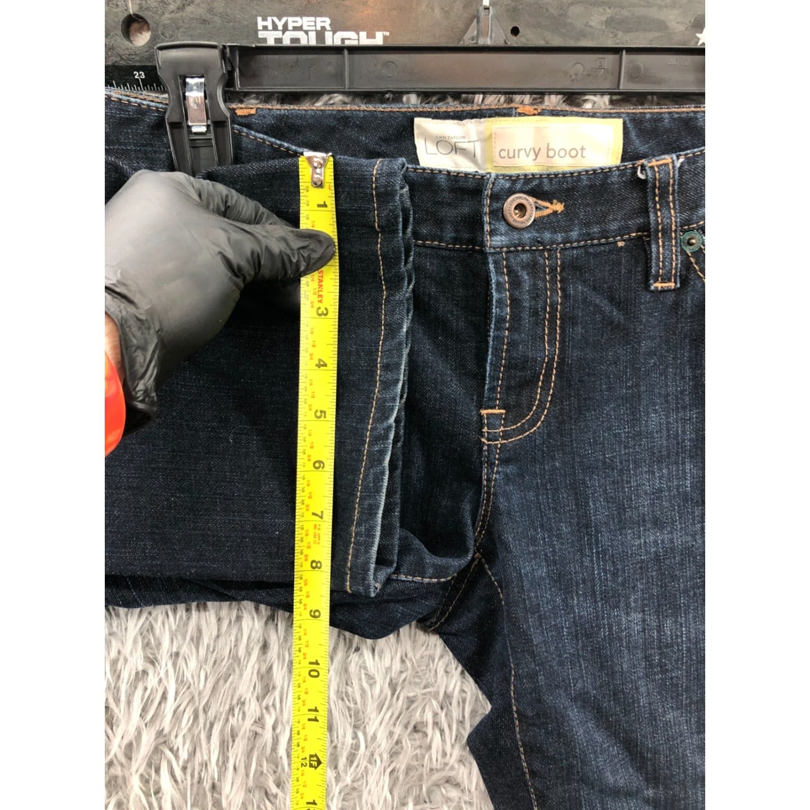 Loft LOFT Jeans Bootcut Dark Wash Blue Size 4 Womens Regular 29x30 Cotton Denim 5-Pocket Size 27" / US 4 / IT 40 - 4 Thumbnail