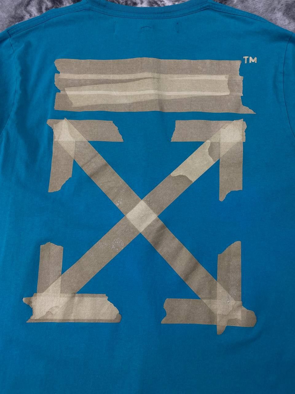 Off-White Off-White Tape Arrows Long Sleeve Big Logo Men Size XL Blue Size US XL / EU 56 / 4 - 5 Thumbnail