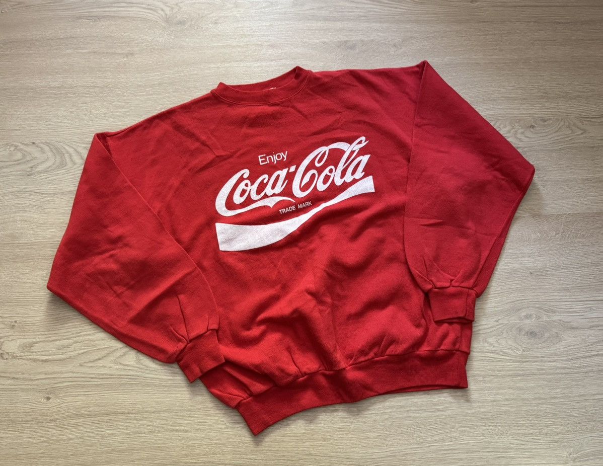 Vintage Vintage 70-90’s Schweppes Coca Cola y2k Boxy Sweatshirt Size US L / EU 52-54 / 3 - 1 Thumbnail