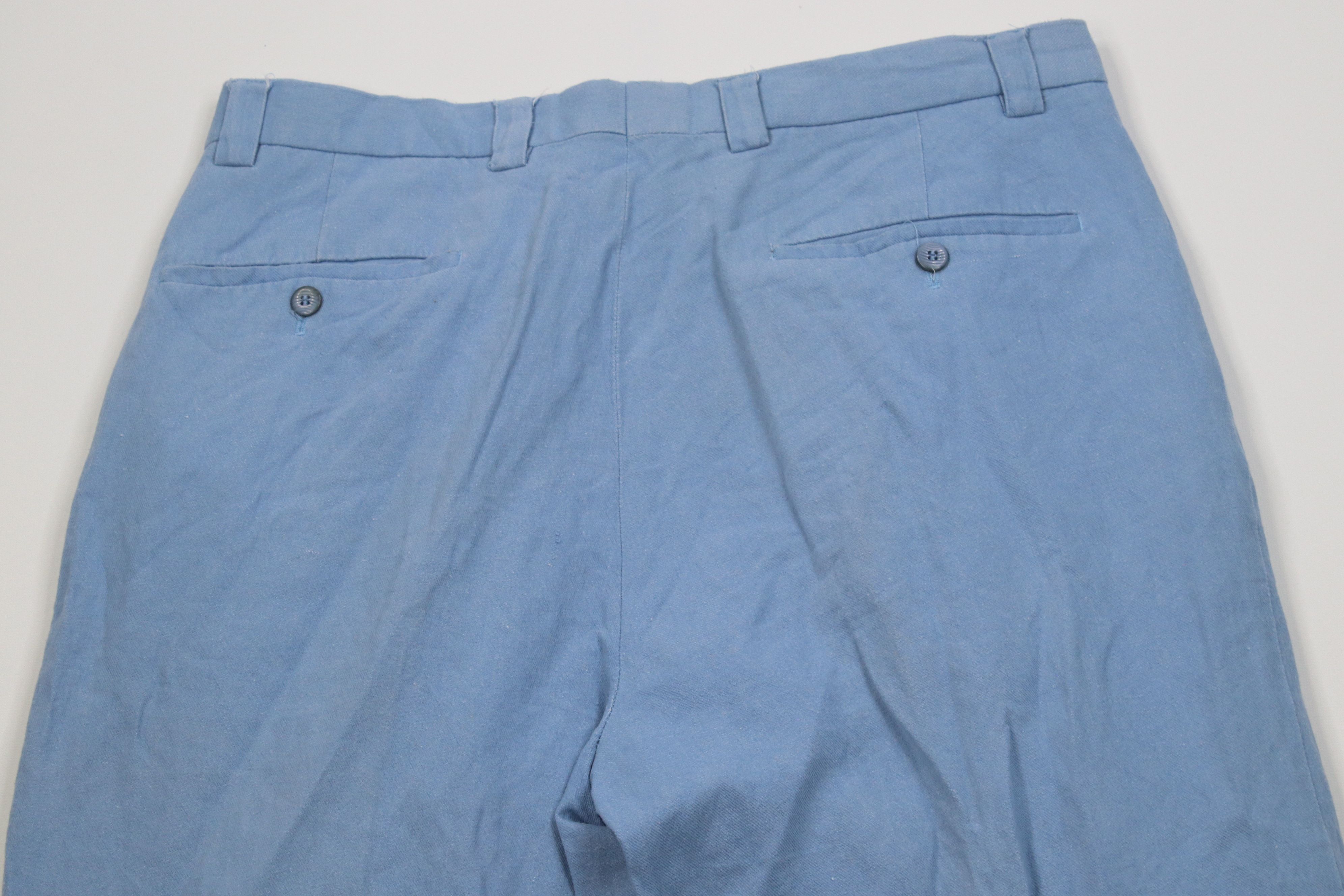Vintage Vintage 90s Streetwear Flannel Linen Wide Leg Chino Pants Size US 36 / EU 52 - 14 Thumbnail