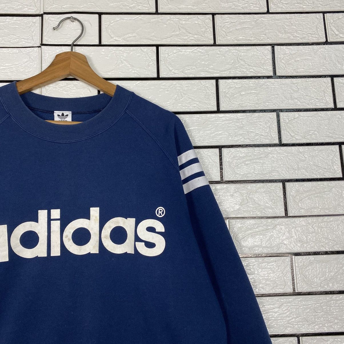 Adidas 📌Vintage Sweatshirt Adidas Striped Design Streetwear Size US M / EU 48-50 / 2 - 7 Thumbnail