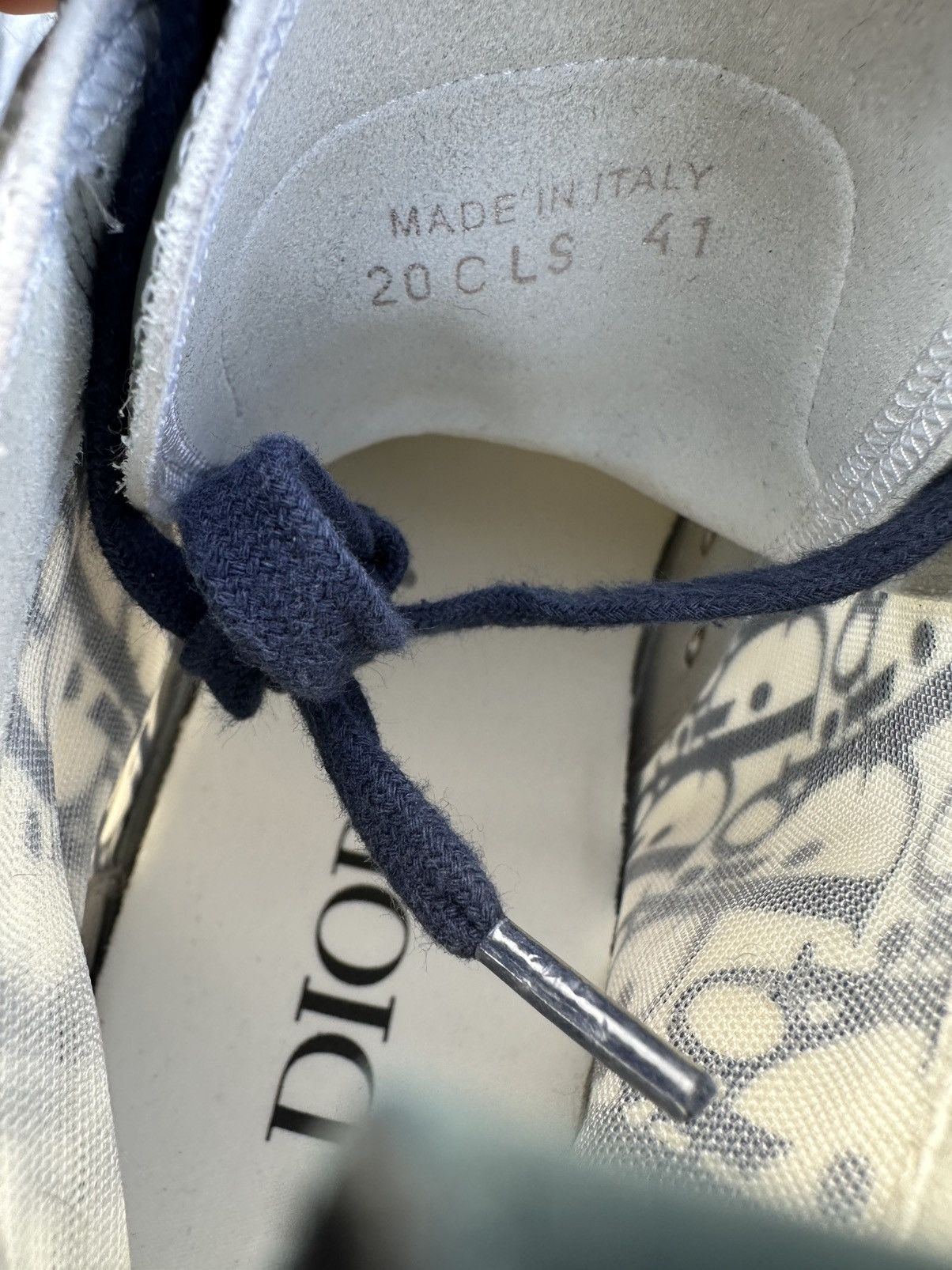 Dior Dior B23 White/Blue Size US 8 / EU 41 - 11 Thumbnail