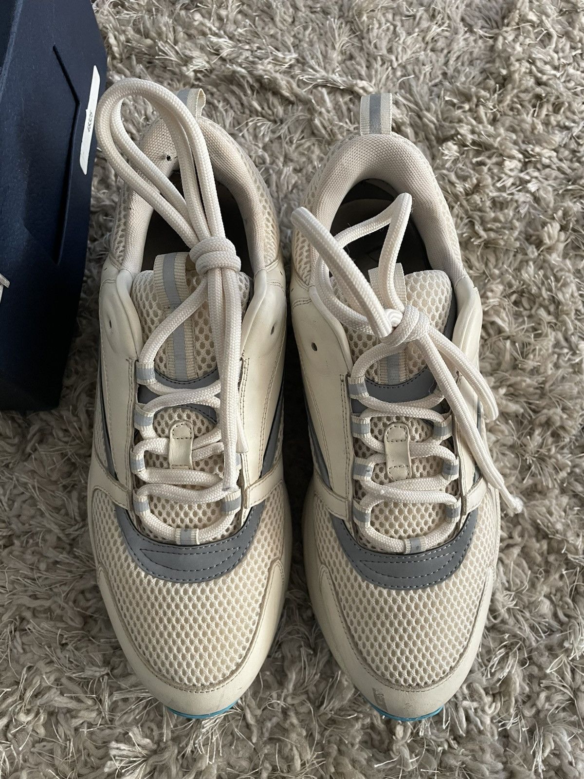 Dior Dior B22 White/Blue Size US 10 / EU 43 - 5 Thumbnail