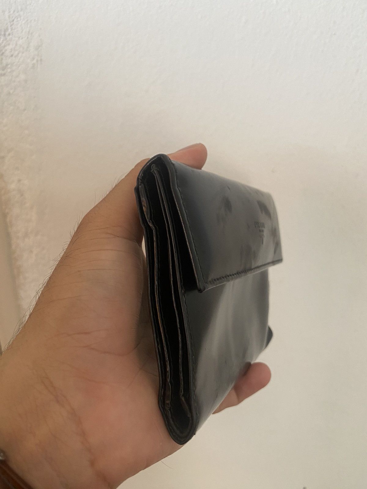 Prada VINTAGE PRADA WALLET PATENT LEATHER Size ONE SIZE - 4 Thumbnail