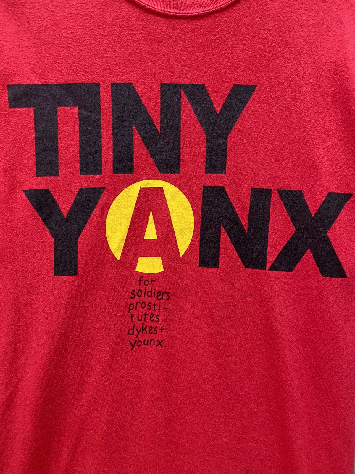 A.F.F.A. Vintage 90s Tiny Yanx Kishidan Punk Anarchy T-shirts Size US L / EU 52-54 / 3 - 5 Thumbnail