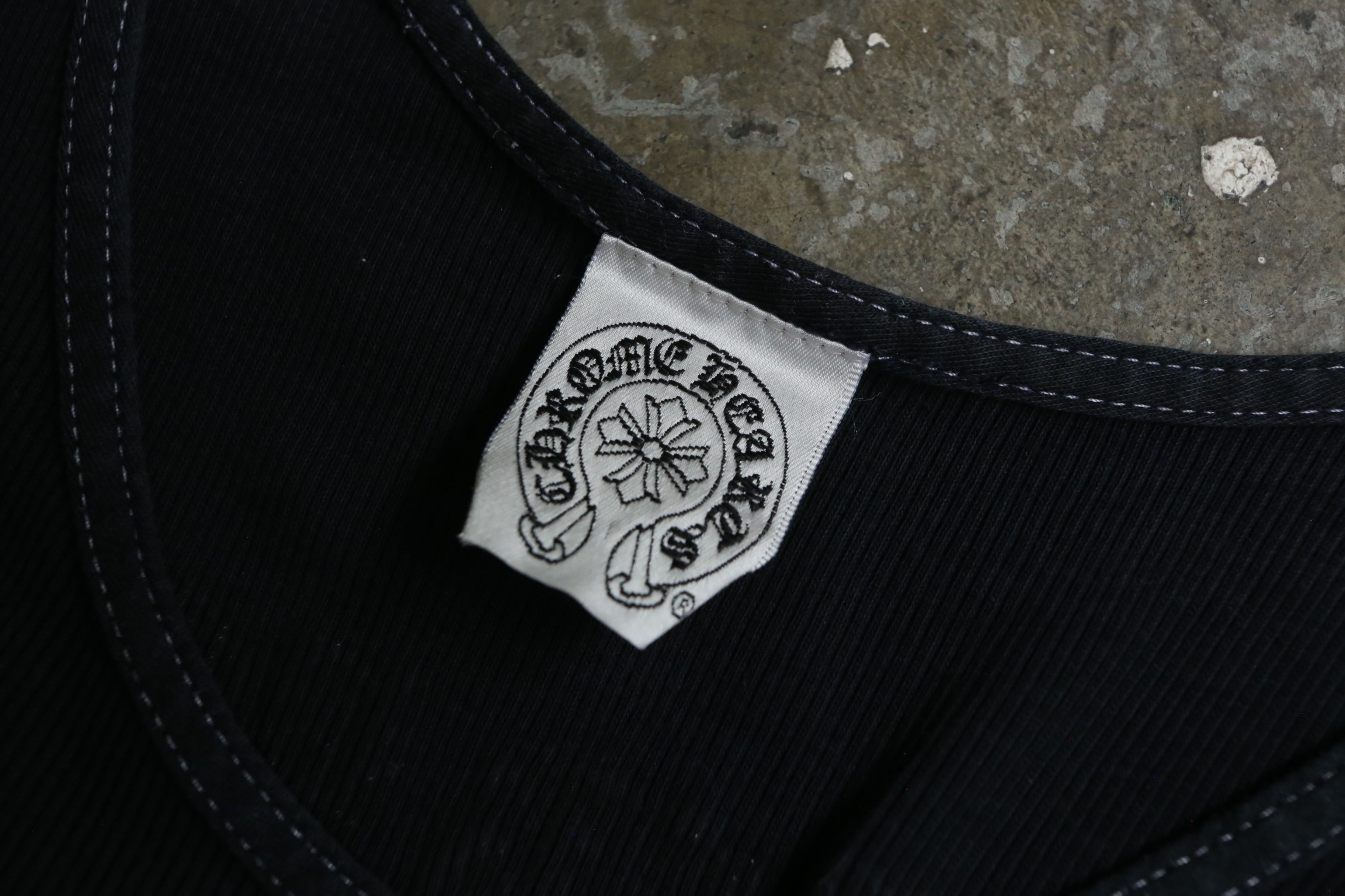 Chrome Hearts Chrome Hearts - "Fuck You" Celtic Cross Ribbed Tank Top Size US M / EU 48-50 / 2 - 6 Thumbnail