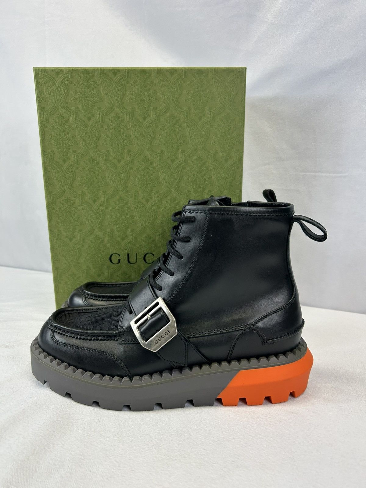 Gucci Gucci GG Lace-Up Boot Size US 8 / EU 41 - 1 Thumbnail