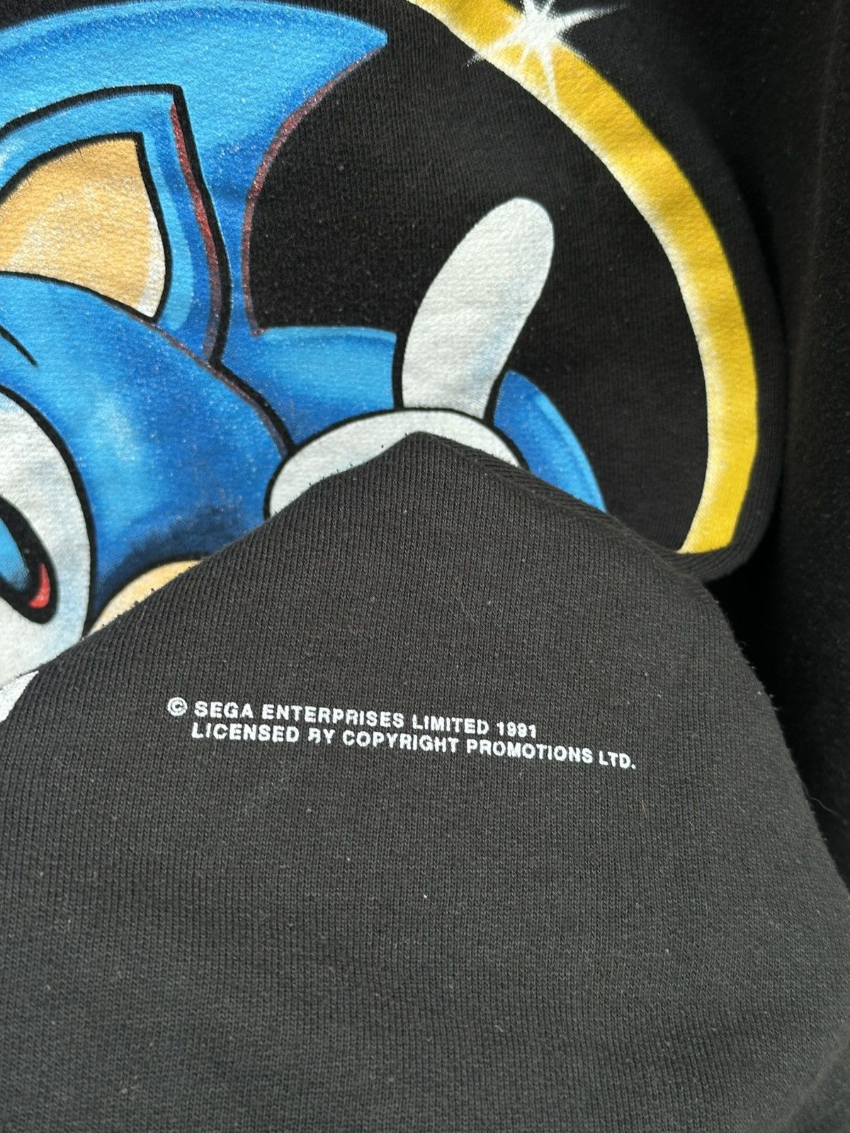 Vintage Very Rare Vintage SEGA Sonic the Hedgehog 1991 XL Size US XL / EU 56 / 4 - 4 Thumbnail