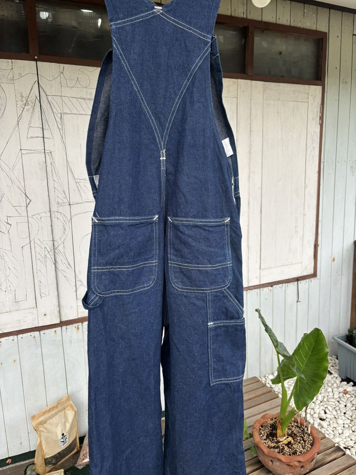 Carhartt × Vintage Vintage 1990’s-1980’s Carhartt Denim Bib Overall Size 28x32 Size US S / EU 44-46 / 1 - 16 Thumbnail