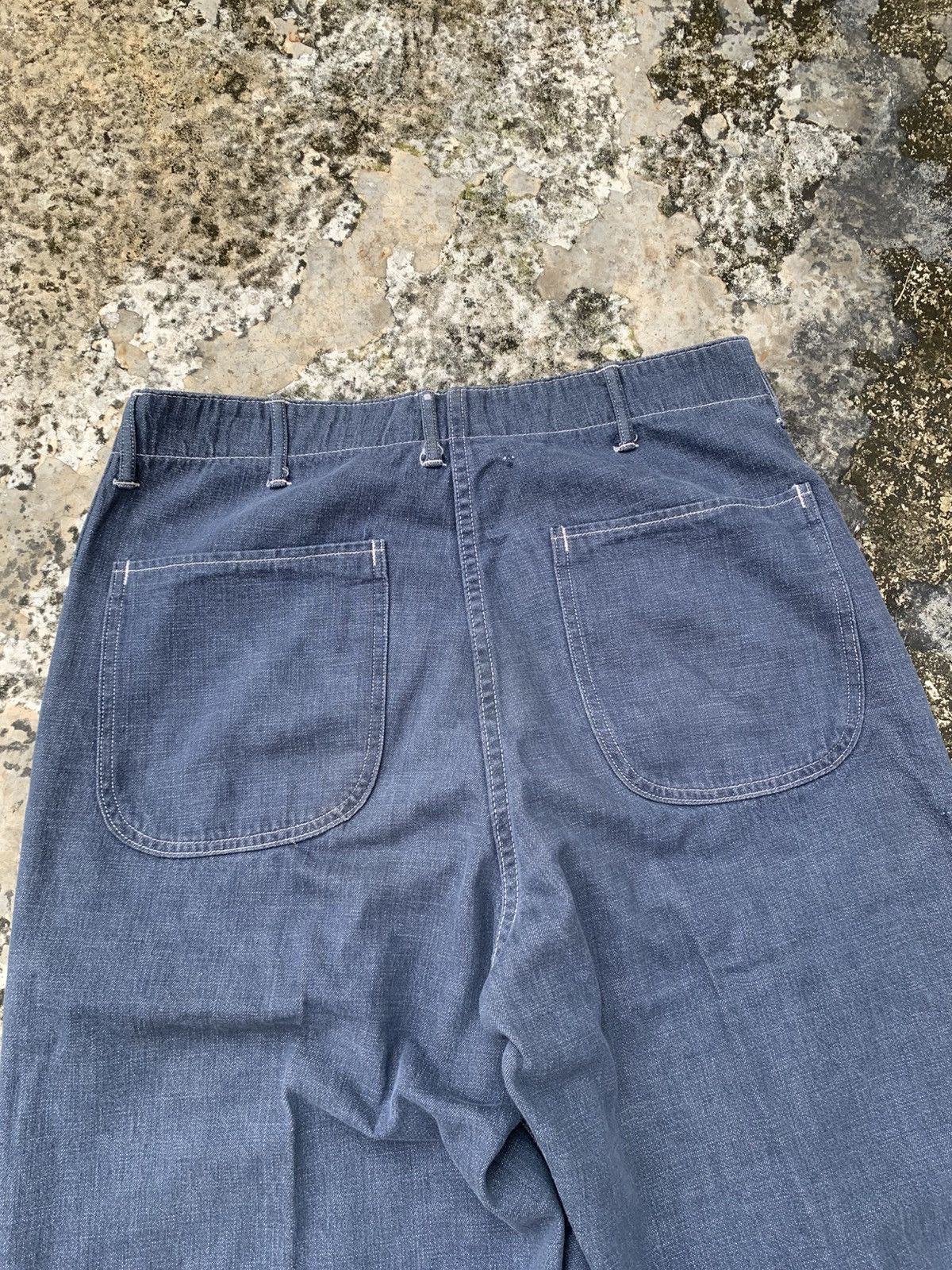 Vintage Vintage 60's Unknown Branded Blue Jeans Size US 31 - 6 Thumbnail