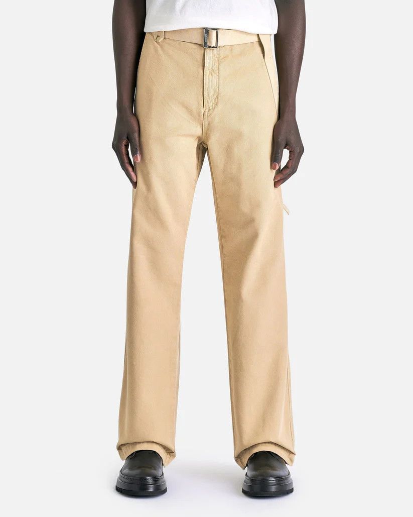 Jacquemus o1s1v1r1oon0925 Le Pantalon Marrone in Beige Size US 30 / EU 46 - 1 Thumbnail
