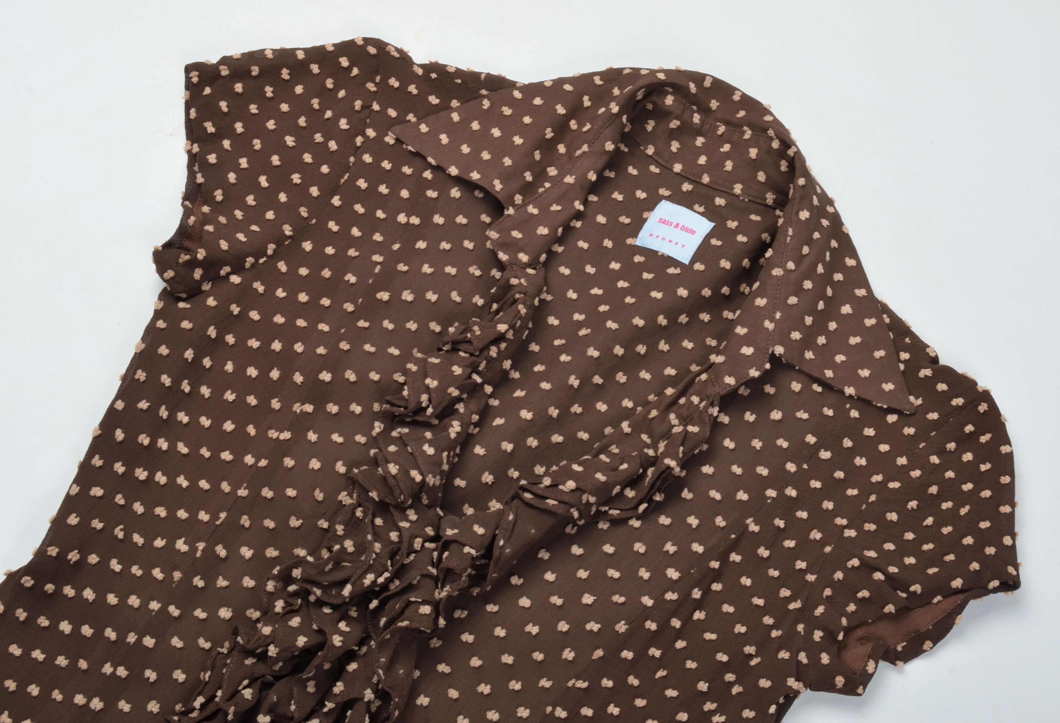 Other Y2K Sass & Bide Silk Mini Dress – Worn by Jessica Simpson Size XS / US 0-2 / IT 36-38 - 6 Thumbnail
