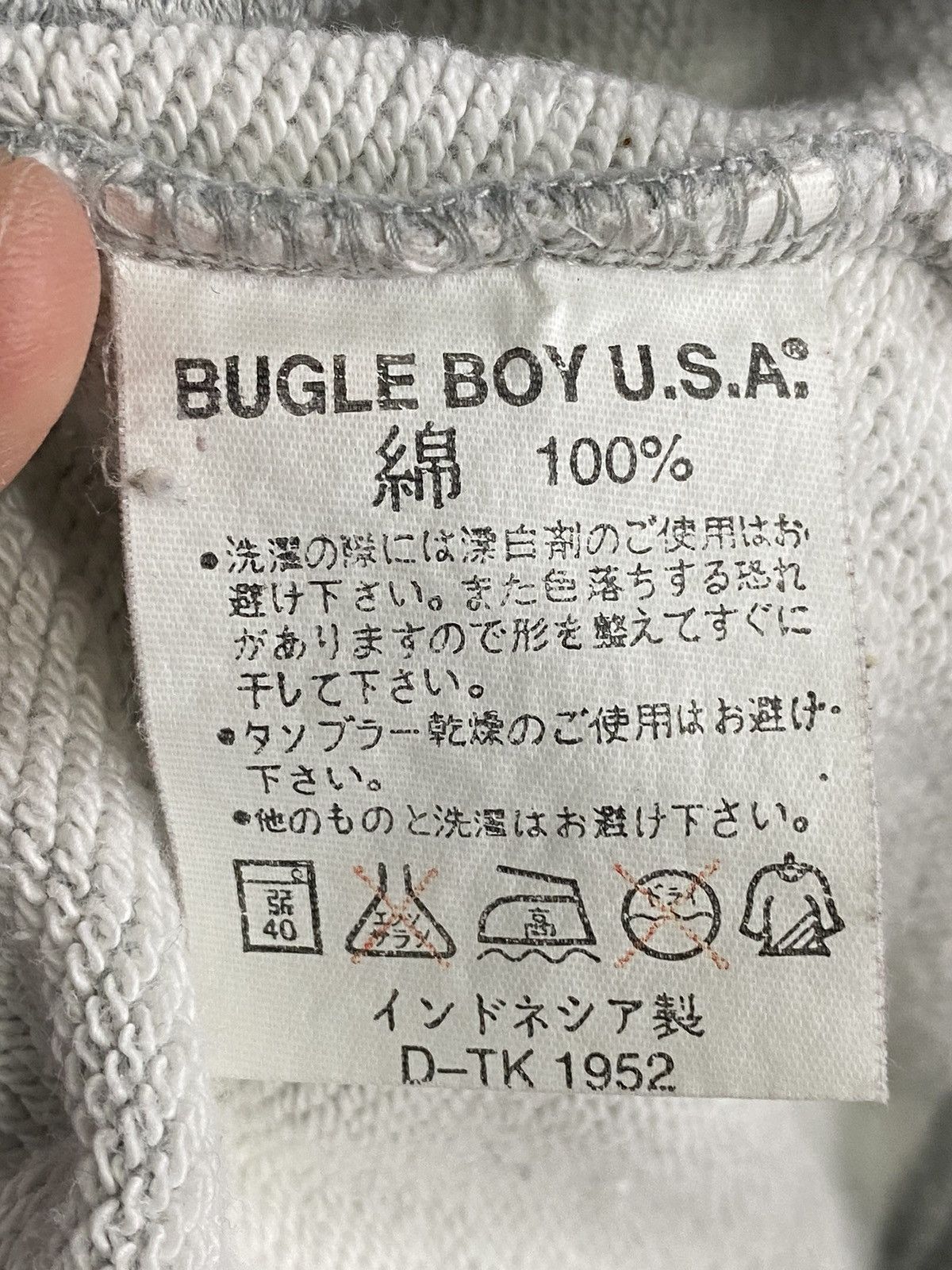 Bugle Boy × Vintage Vintage 90s Bugle Boy Jeans logo sweatshirt Size US M / EU 48-50 / 2 - 12 Thumbnail