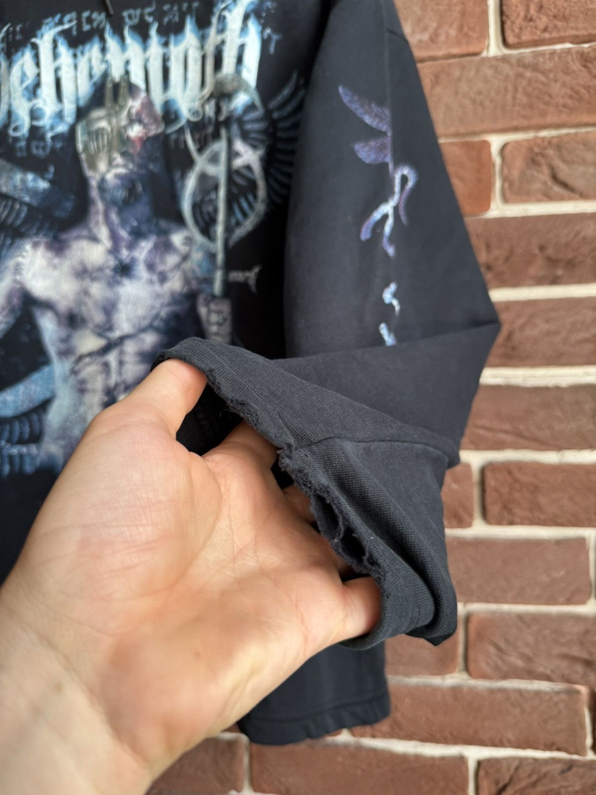 Band Tees Vintage Behemoth Demigod Black Metal Band Hoodie 00s XL Size US XL / EU 56 / 4 - 4 Thumbnail