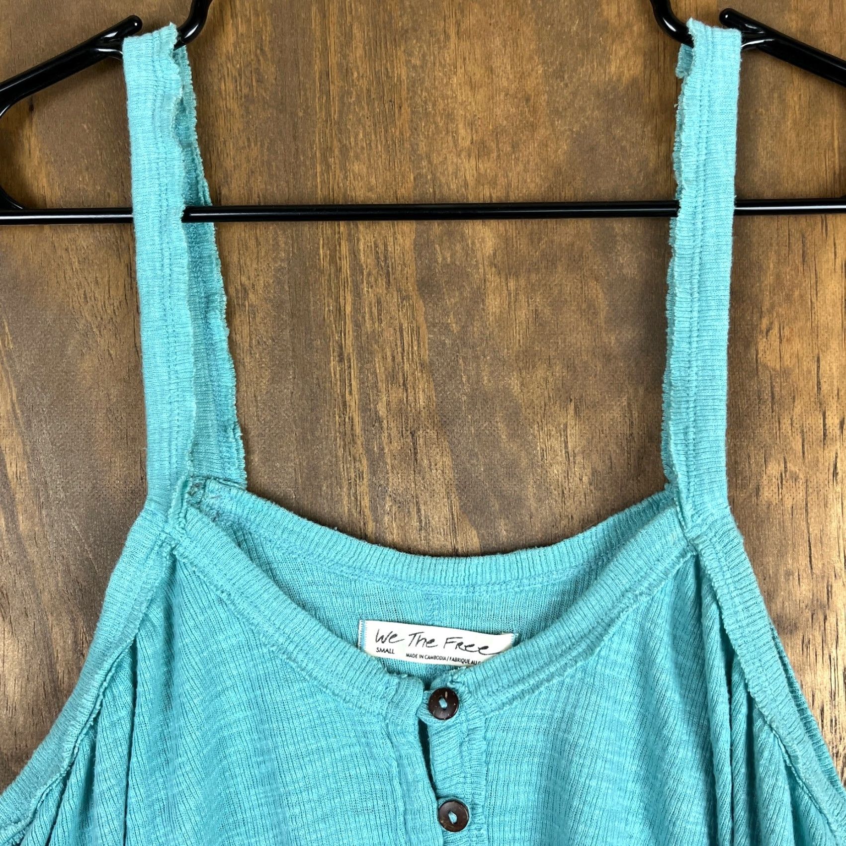 Vintage We The Free Tank Womens Dream Weaver Tahiti Breeze Stretch S Small Blue Casual Size S / US 4 / IT 40 - 2 Thumbnail