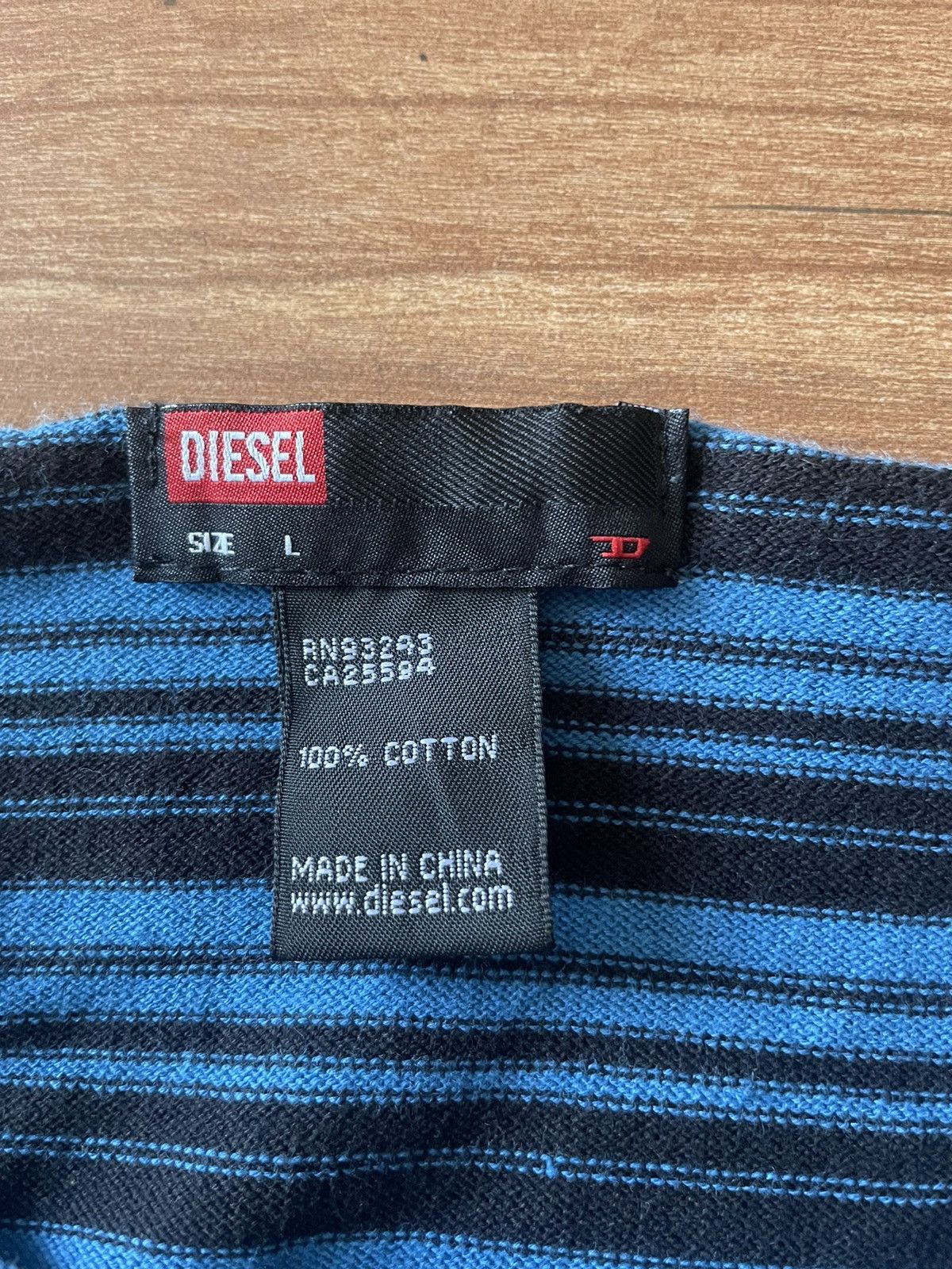 Diesel Diesel Long Sleeve Shirt Size L / US 10 / IT 46 - 4 Thumbnail