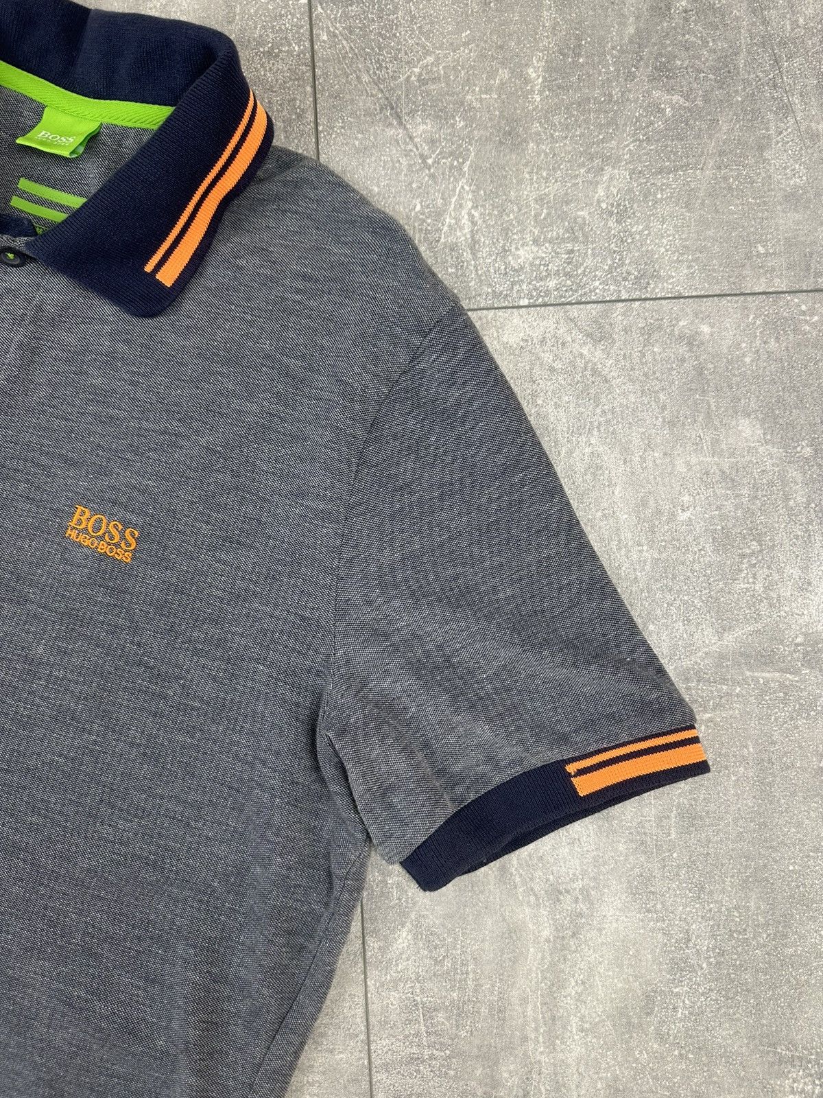 Hugo Boss Hugo Boss Multi Logo Mens Luxury Polo Size US L / EU 52-54 / 3 - 3 Thumbnail
