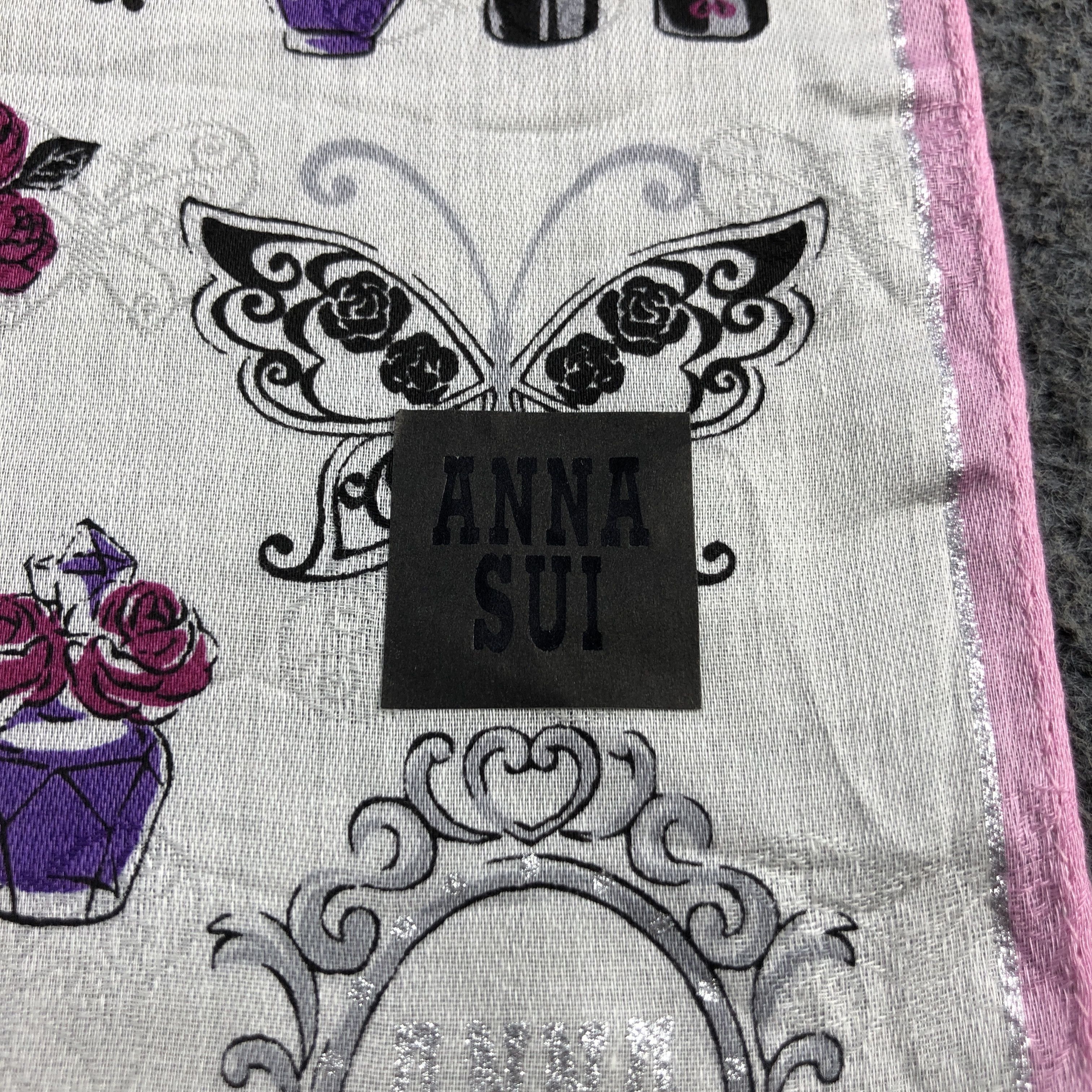Anna Sui Anna Sui Handkerchief Neckerchief Bandana H2647 Size ONE SIZE - 5 Thumbnail