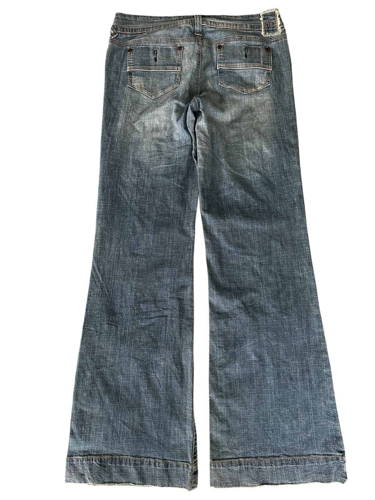 Kapital Flare 90s Style Hydraulic Denim 34x43 Size US 34 / EU 50 - 2 Thumbnail