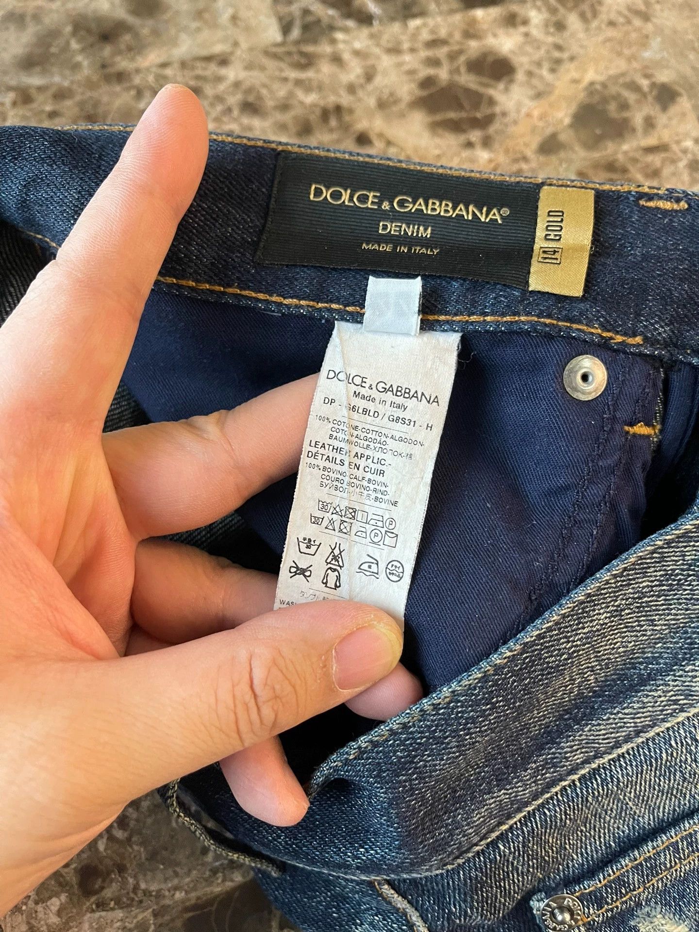 Dolce & Gabbana DG Size 44 Jeans Subtle Distressed Light Blue Versatile Size US 28 / EU 44 - 6 Thumbnail