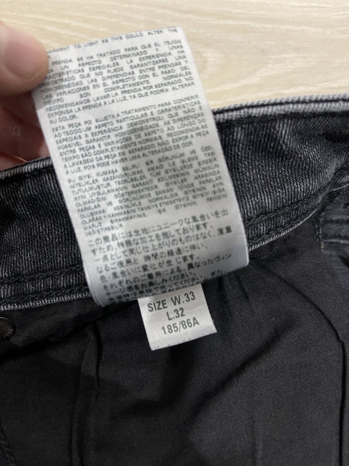 Diesel Diesel jeans denim 33x32 gray Size US 33 - 10 Thumbnail
