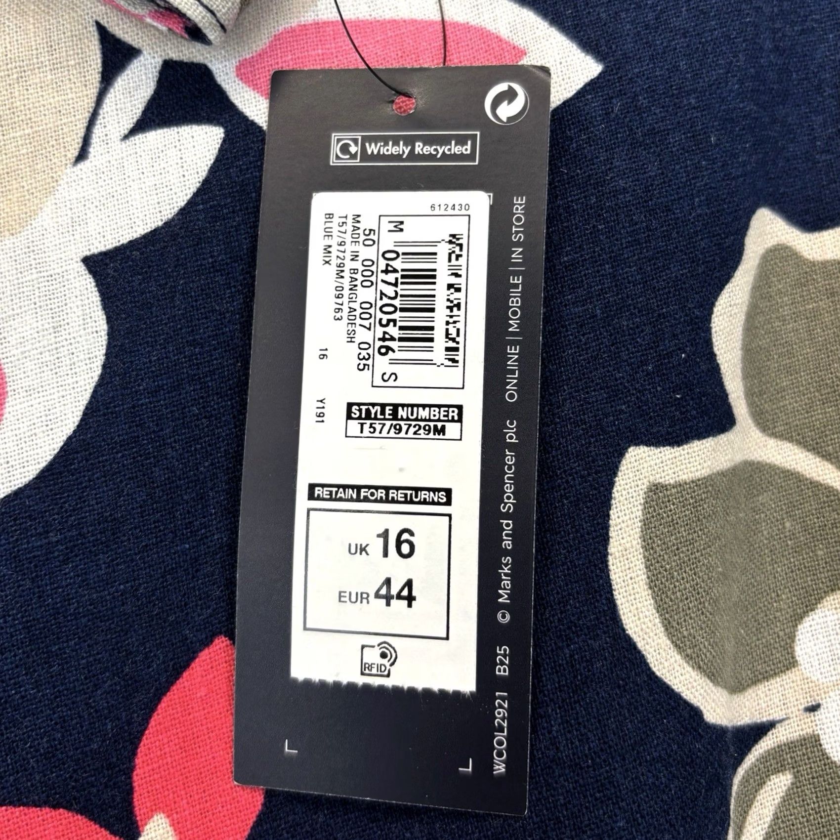 Marks & Spencer Item Specifications: Limited Edition Size 38" / US 16 / IT 52 - 7 Thumbnail