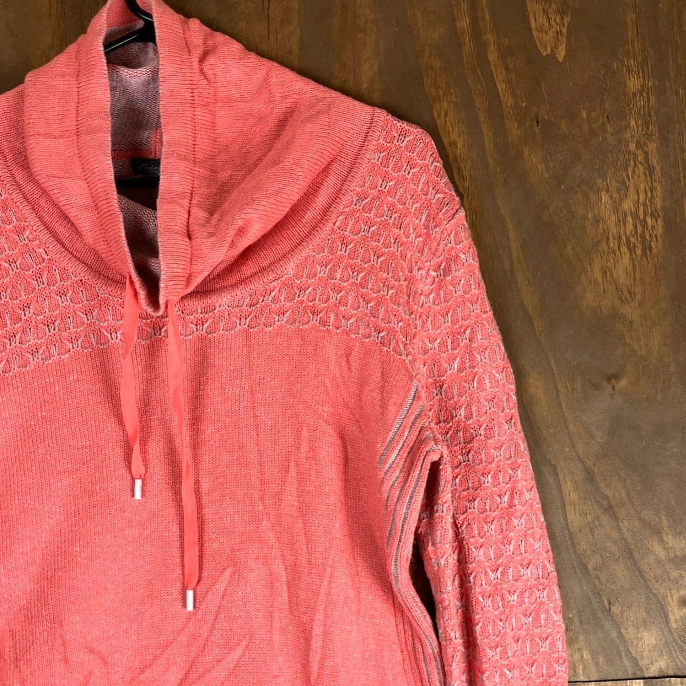 Eddie Bauer Eddie Bauer Womens Sweatshirt Pink Long Sleeve Cowl Neck Thermal Stretch M Sweatshirt Size M / US 6-8 / IT 42-44 - 5 Thumbnail