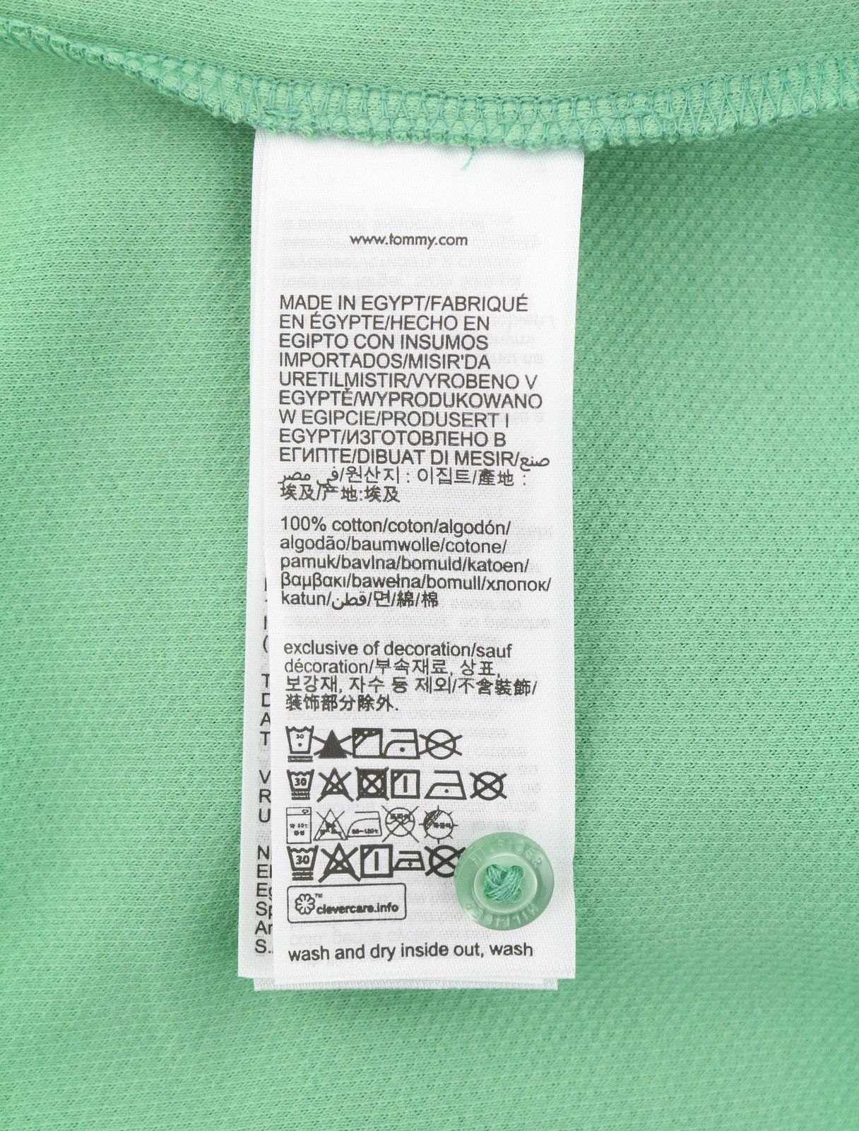 Tommy Hilfiger REG POLO XL Fort Green Logo Short Sleeve 87696 Size US XL / EU 56 / 4 - 7 Thumbnail