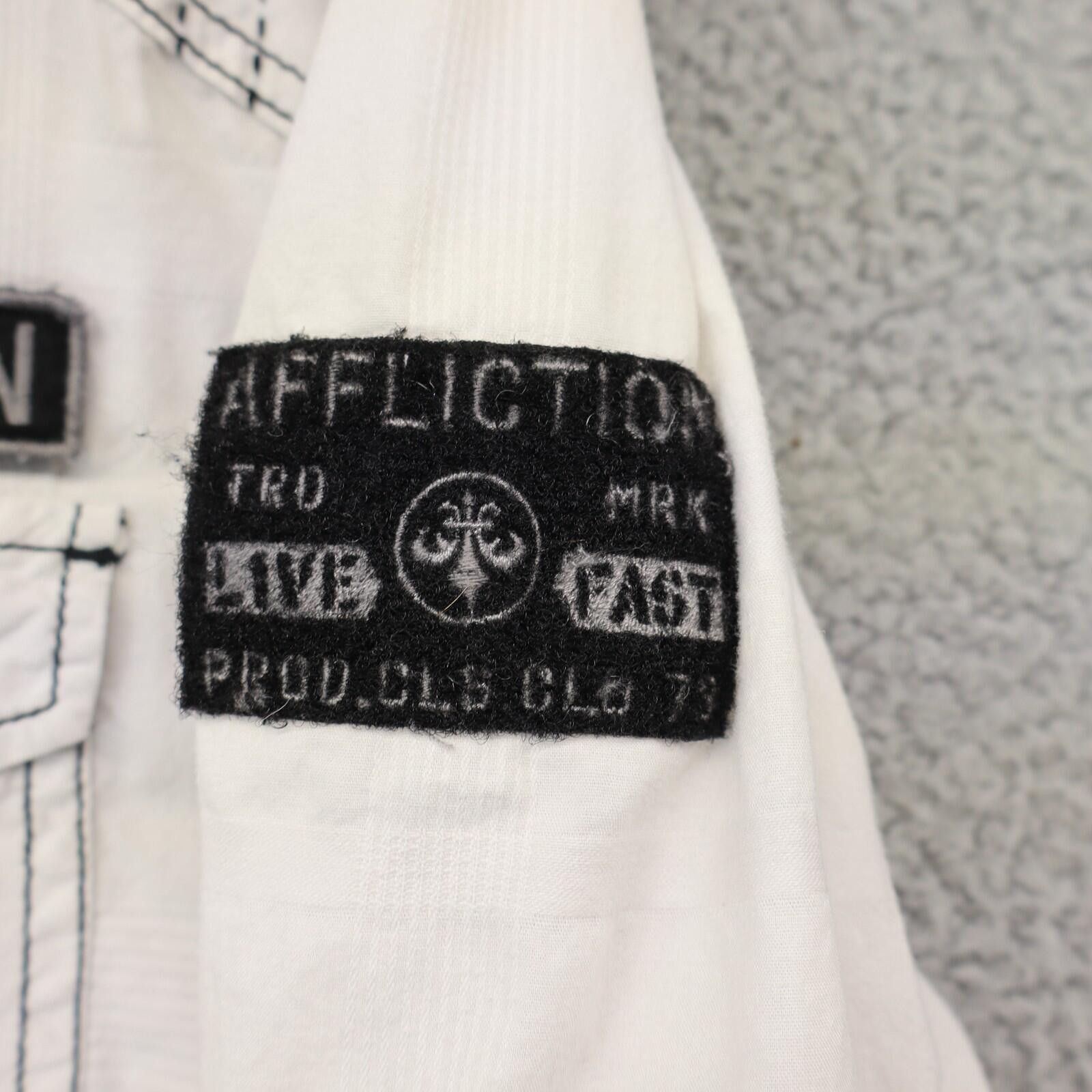 Other Affliction White LS Button-Up Shirt Men Large Size US L / EU 52-54 / 3 - 8 Thumbnail
