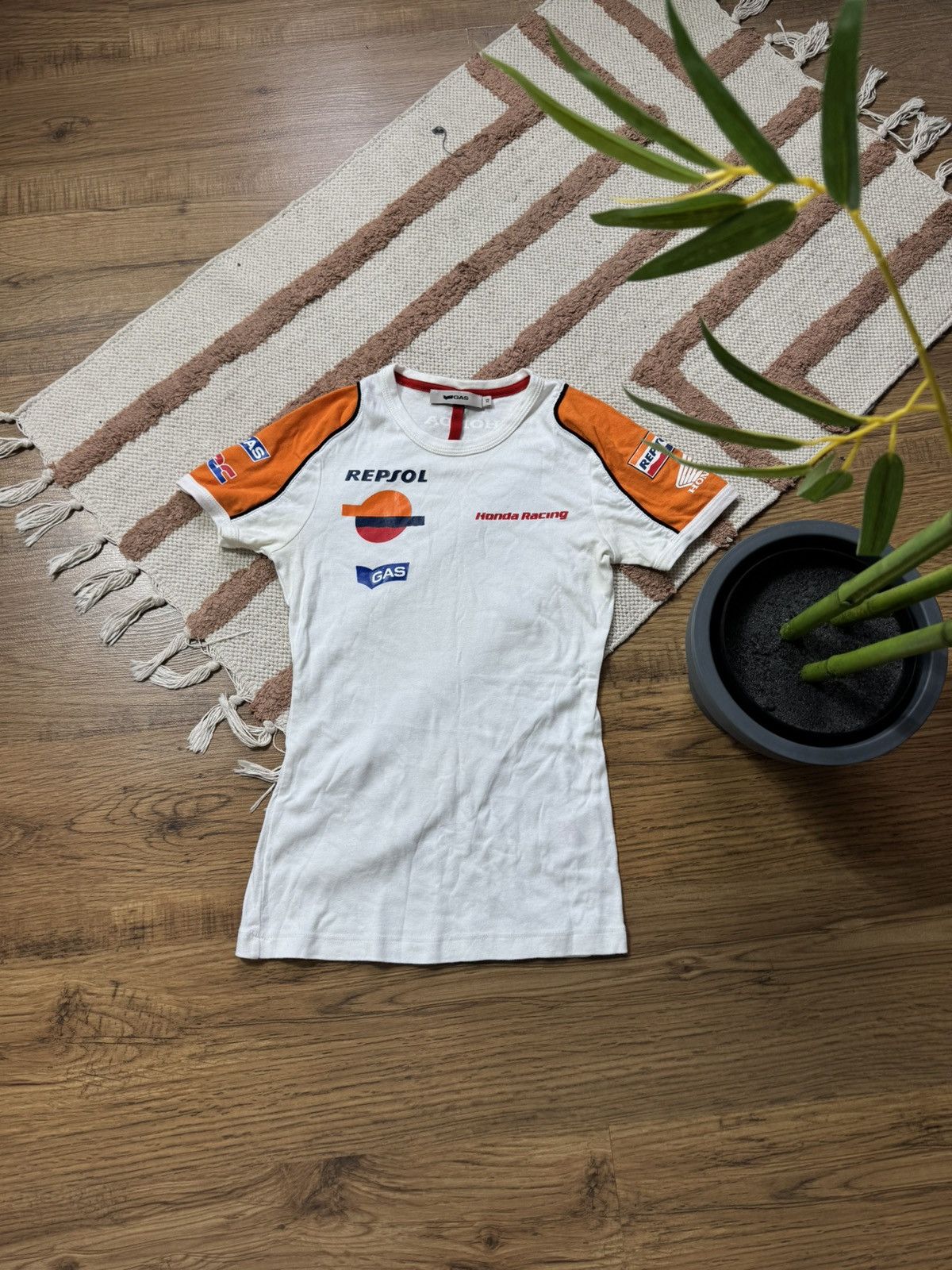 VINTAGE REPJOL HONDA GAS WMNS SLIM T SHIRT