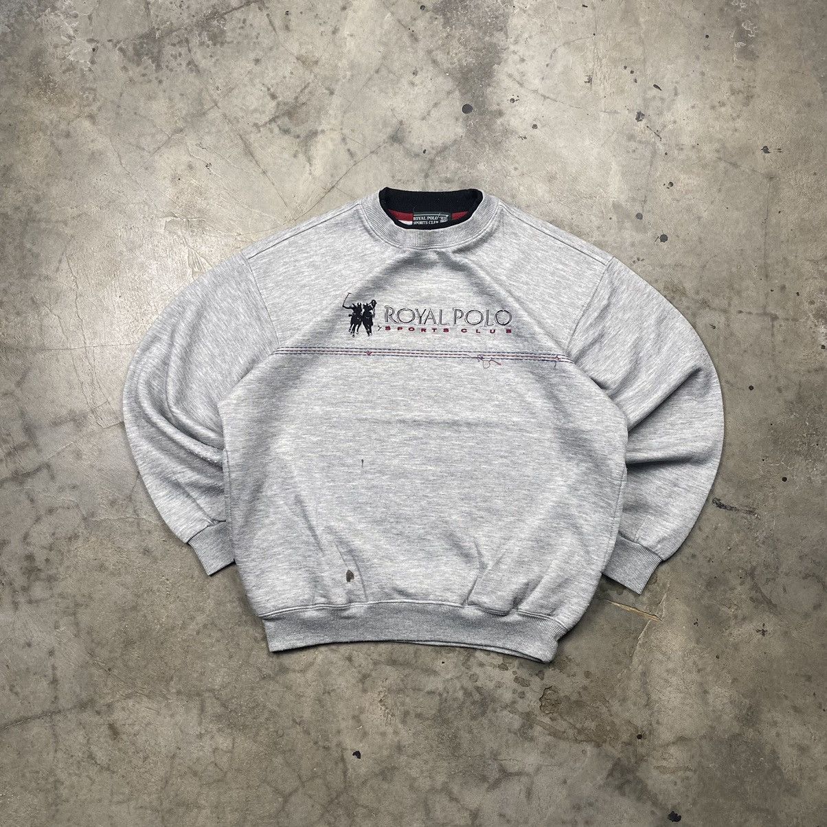 Sports Specialties × Vintage 90s Royal Polo Sports Club Boxy Crewneck Size US M / EU 48-50 / 2 - 1 Thumbnail