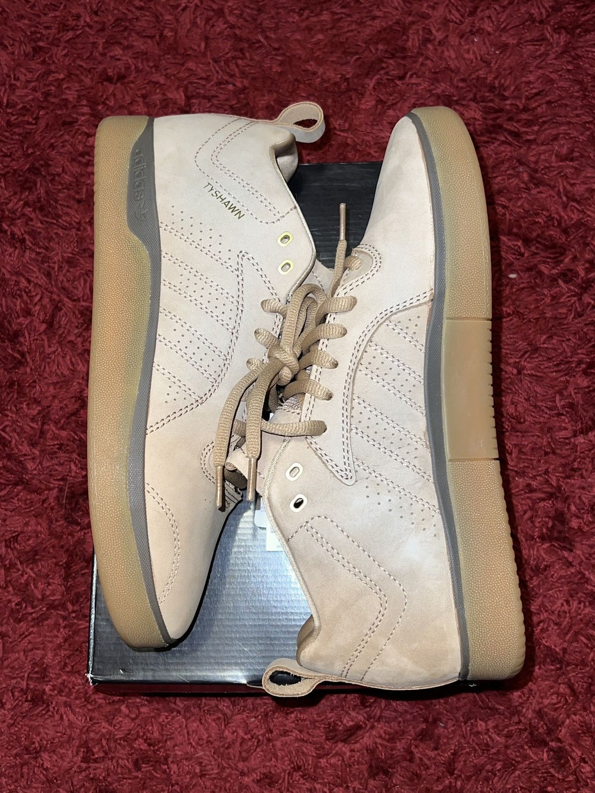 Adidas Adidas Tyshawn Jones ‘Cardboard’/‘Wheat’ Size US 11.5 / EU 44-45 - 10 Thumbnail