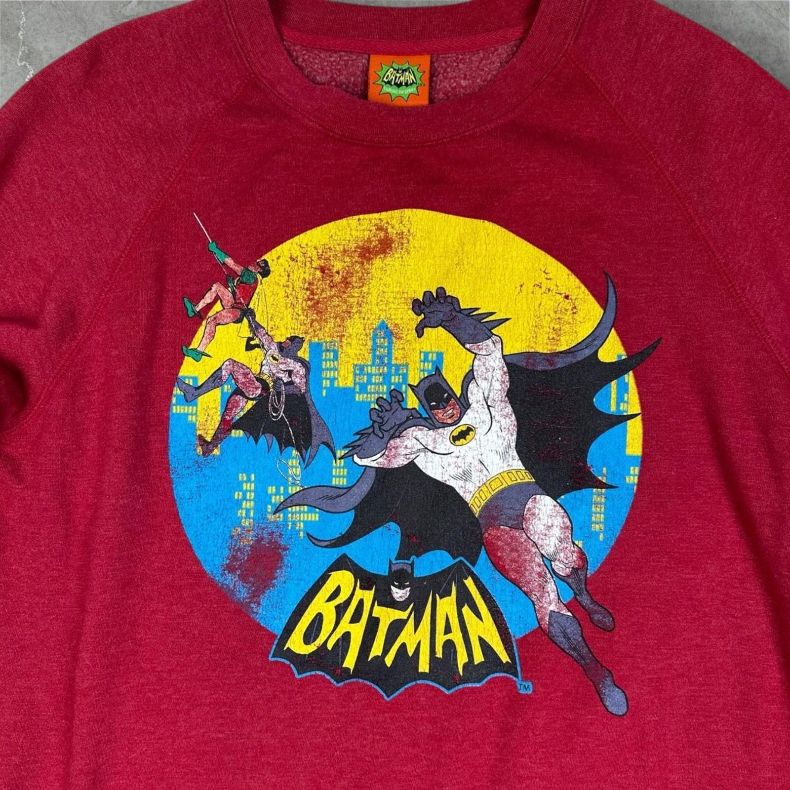 Other Vintage Batman Crewneck Red Medium Size US M / EU 48-50 / 2 - 1 Thumbnail