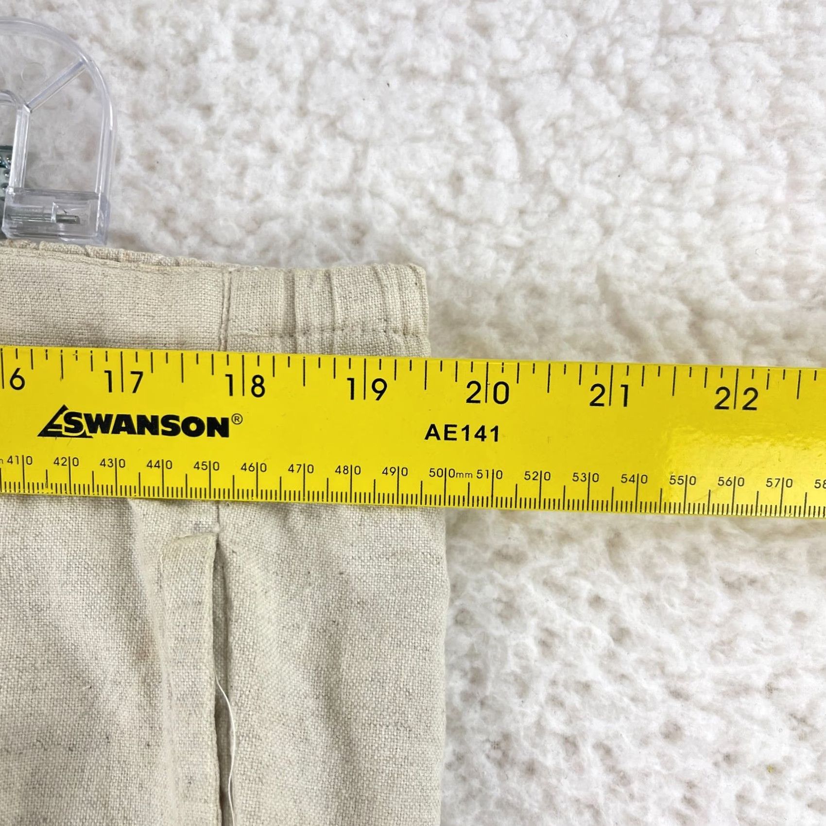 Vintage Tantrums Ivory Linen Cotton Blen Cropped Pants Womens XL Pull On Casual Linen Cotton Blend Ivory Cropped Pants Womens XL Tantrums Pulll On Size 40" / US 18 - 6 Thumbnail