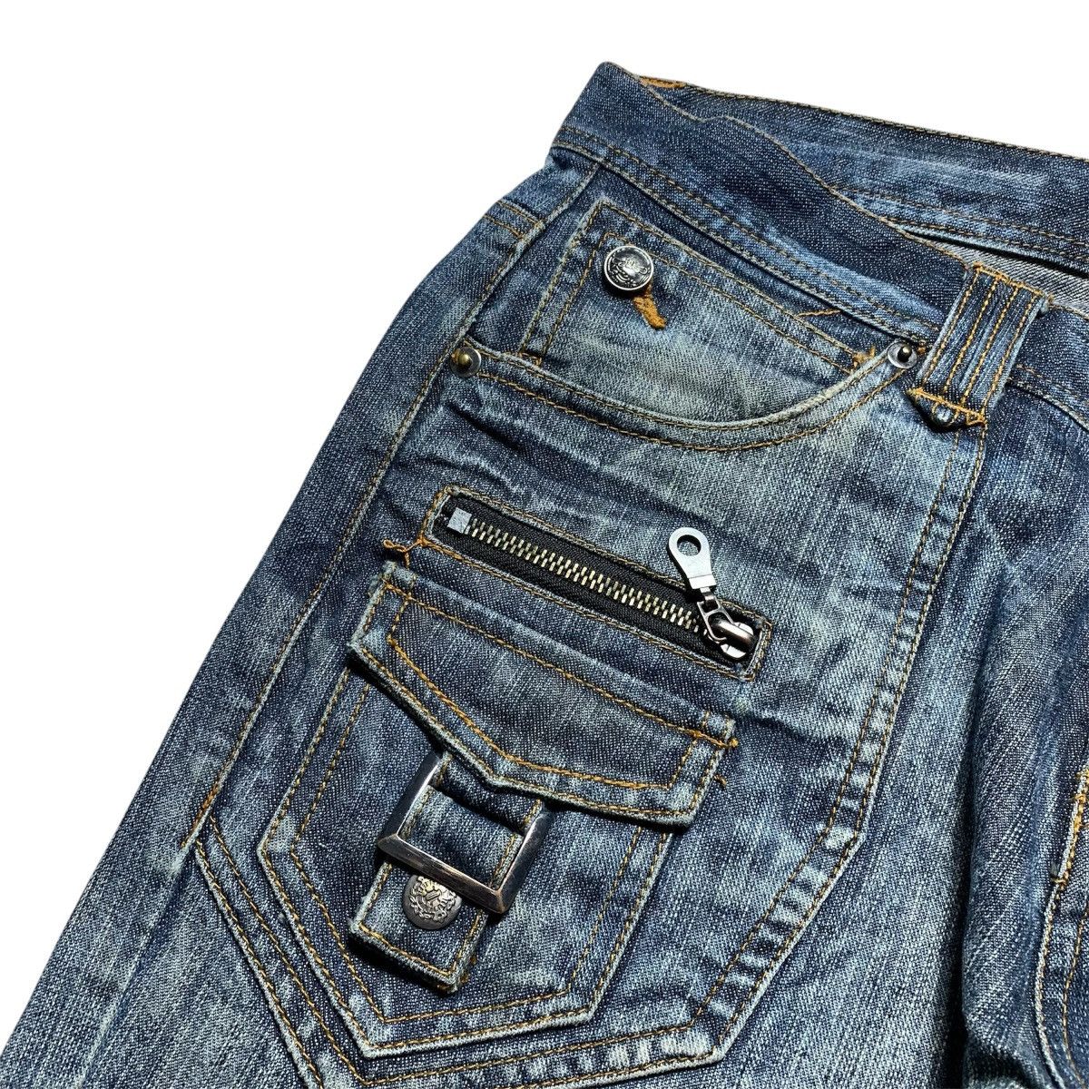 In The Attic Y2k In The Attic Homme Flared Lgb Punk Vkei Style Size US 32 / EU 48 - 5 Thumbnail