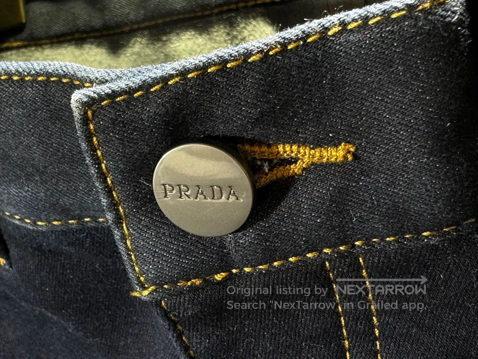 Prada Prada Men's Winter Fleece Jeans. Size US 33 - 4 Thumbnail