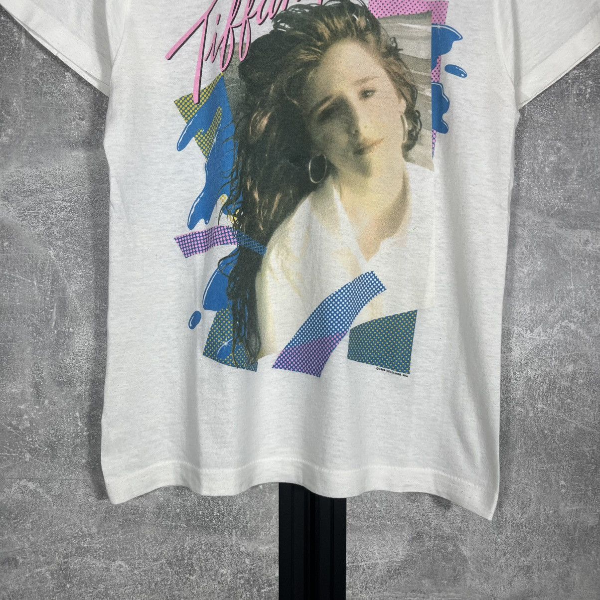 TIFFANY POP SINGER 80s 90s VINTAGE BACK HIT TEE TSHIRT ART