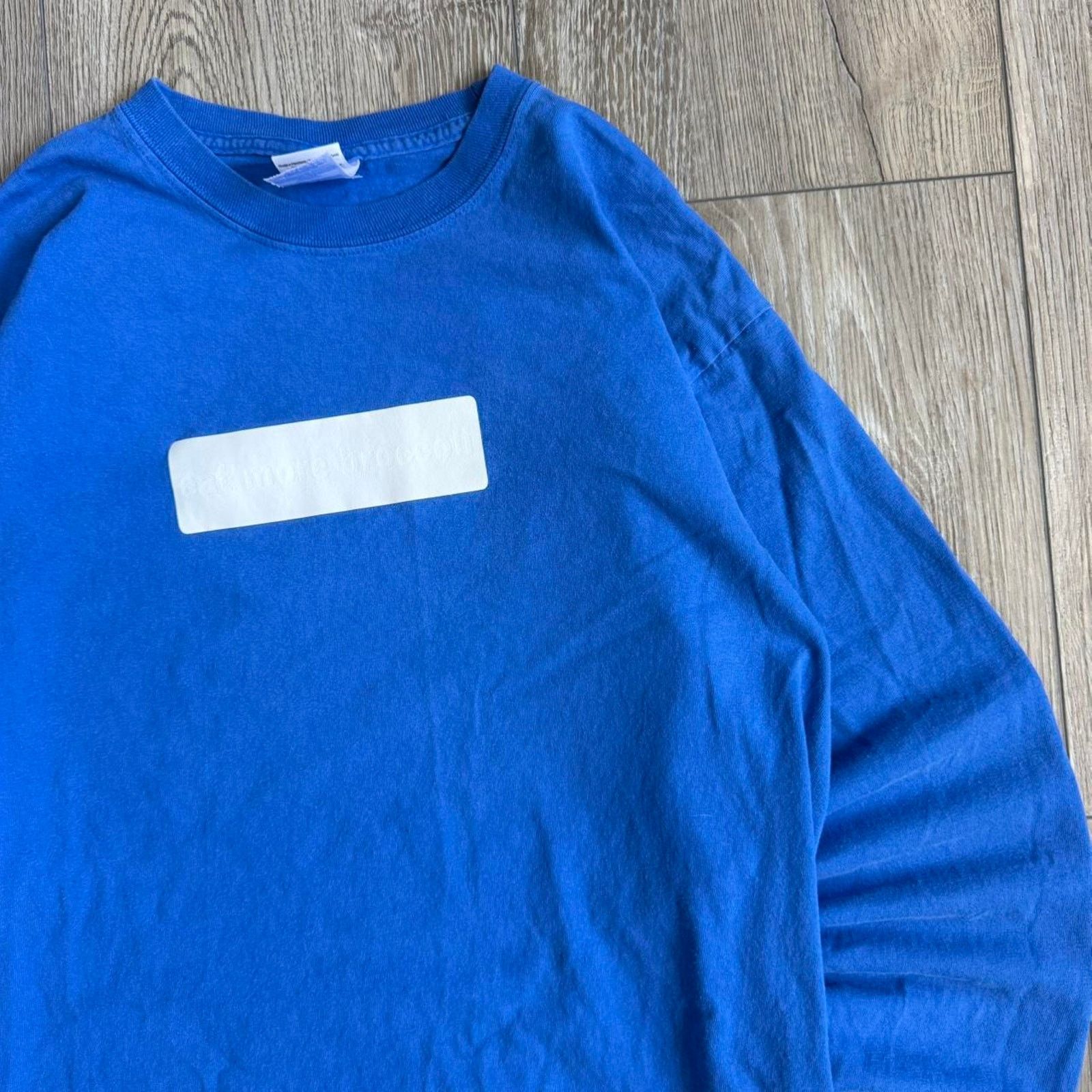 Other Vintage y2k eat more broccoli long sleeve box logo t-shirt Size US M / EU 48-50 / 2 - 4 Thumbnail