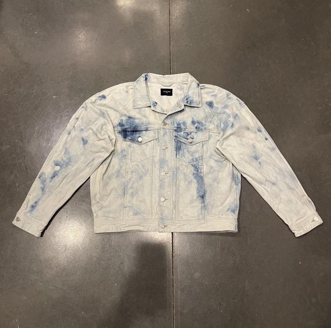 Fear of God Fear Of God “Inverted Holy Water” Selvedge Denim Jacket Size US L / EU 52-54 / 3 - 1 Thumbnail